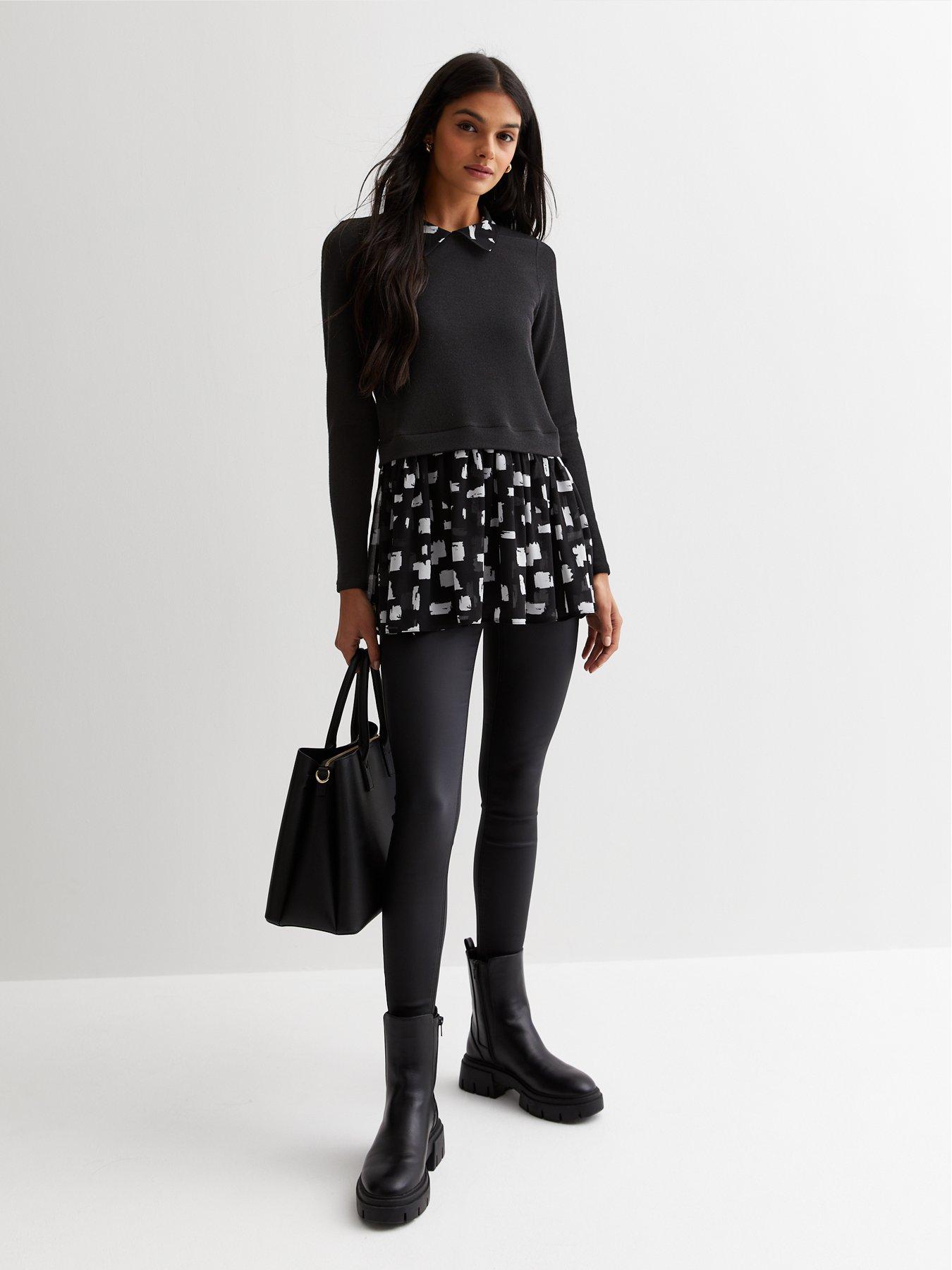 Black 2 in hotsell 1 jumper and blouse