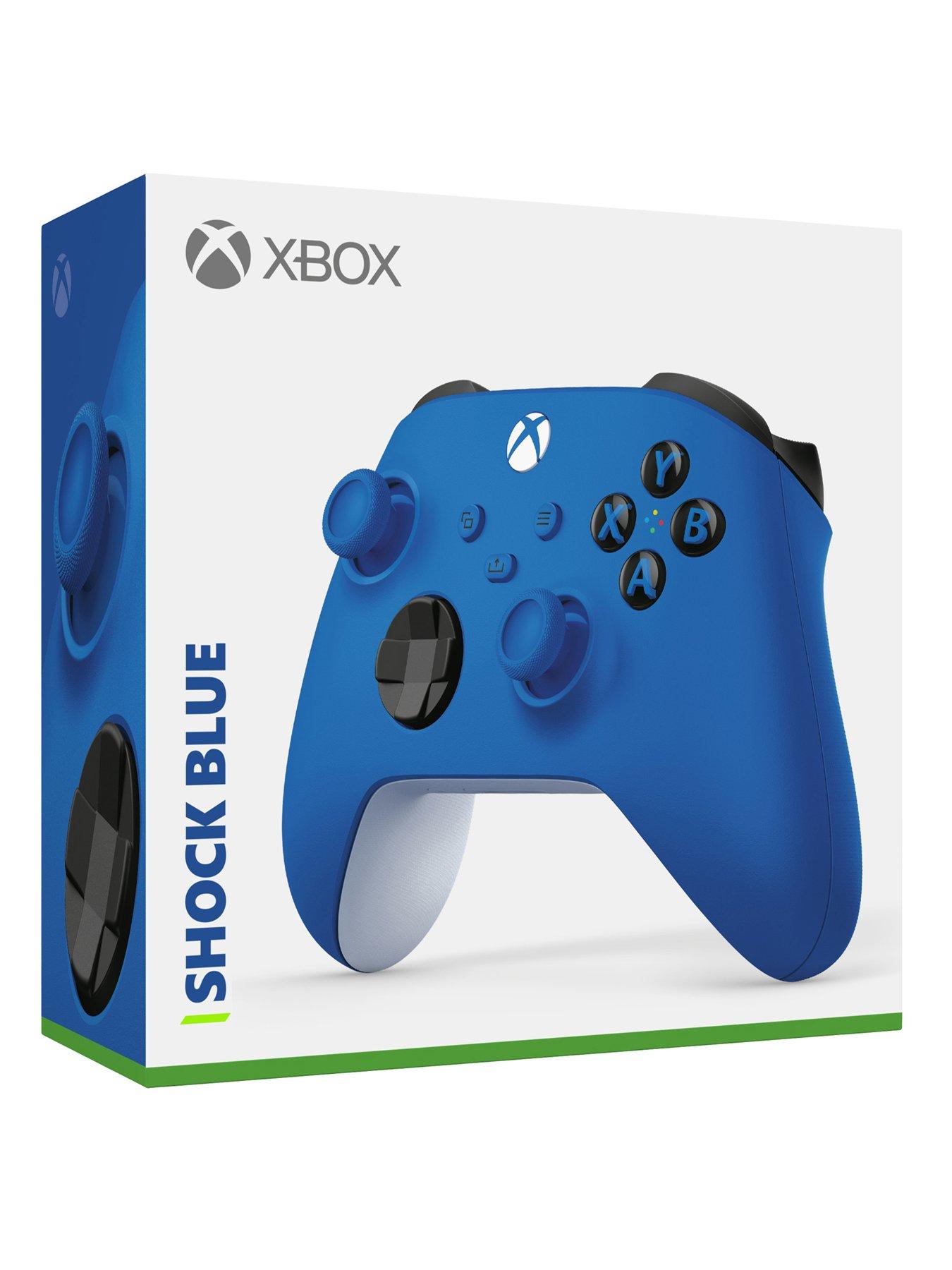 Image 4 of 8 of Xbox Wireless Controller - Shock Blue for Xbox Series X|S, Xbox One, and Windows Devices
