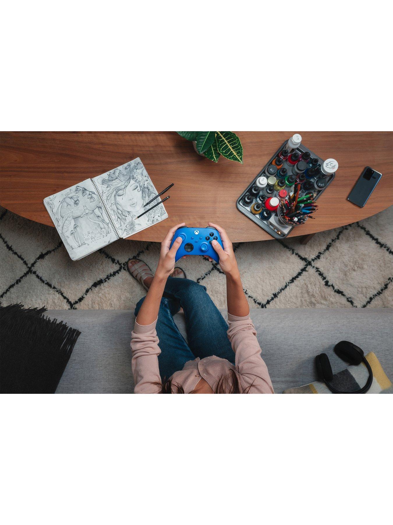 Image 6 of 8 of Xbox Wireless Controller - Shock Blue for Xbox Series X|S, Xbox One, and Windows Devices