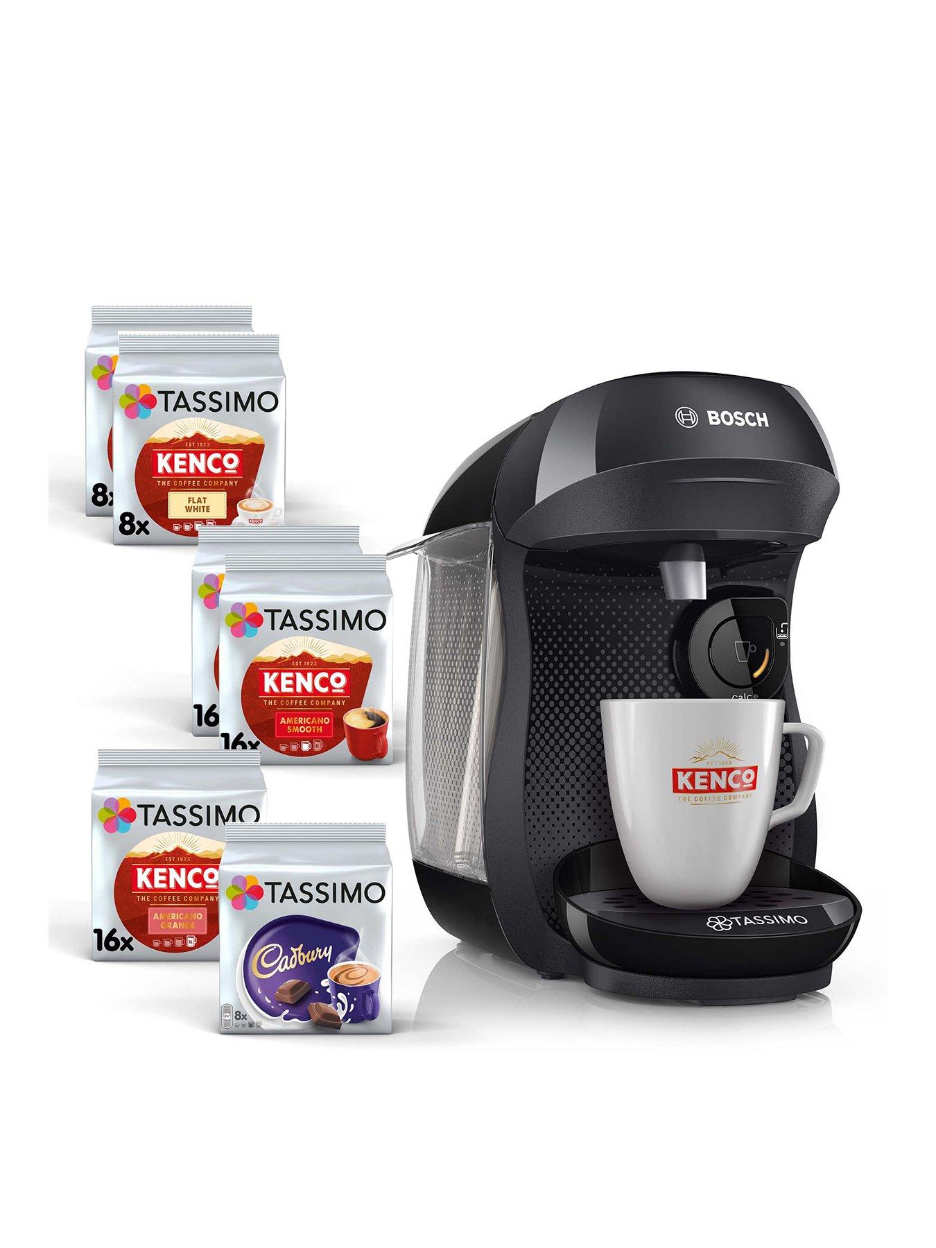 Tassimo Happy Pod Coffee Machine TAS1002GB7 Kenco Cadbury Drinks Bundle littlewoods