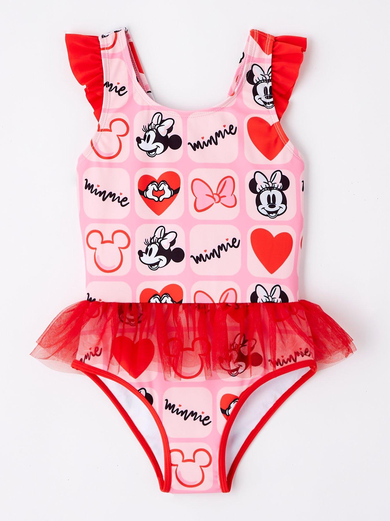 Girls minnie best sale mouse bathing suit