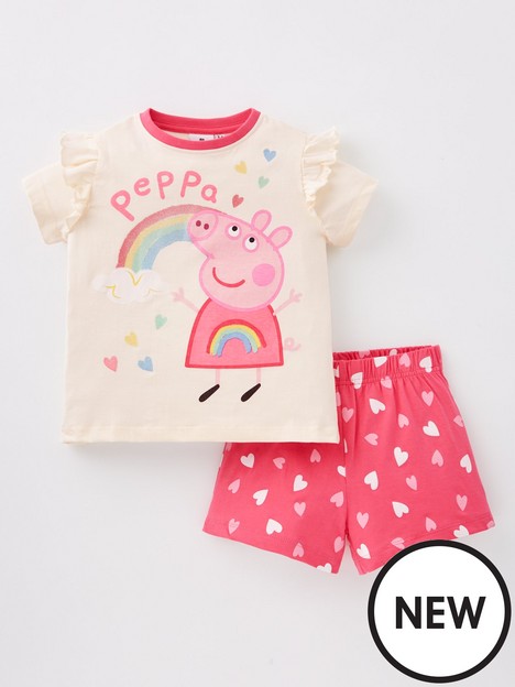 peppa-pig-rainbow-short-pyjamas