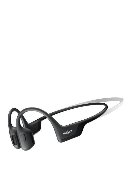 front image of shokz-openrun-pro-mini-open-ear-bone-conduction-headphones--nbspblack