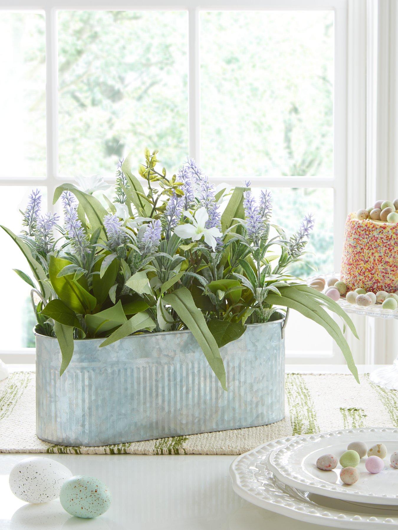 Image 1 of 6 of The Very Collection Spring Lavender Table Centrepiece