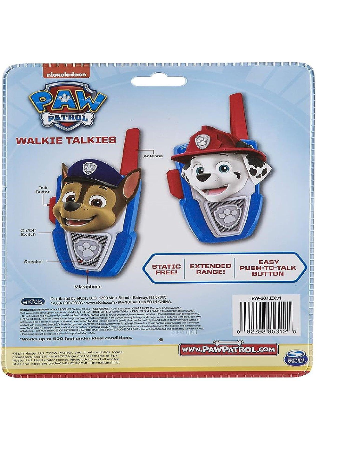 Paw Patrol Walkie Talkies