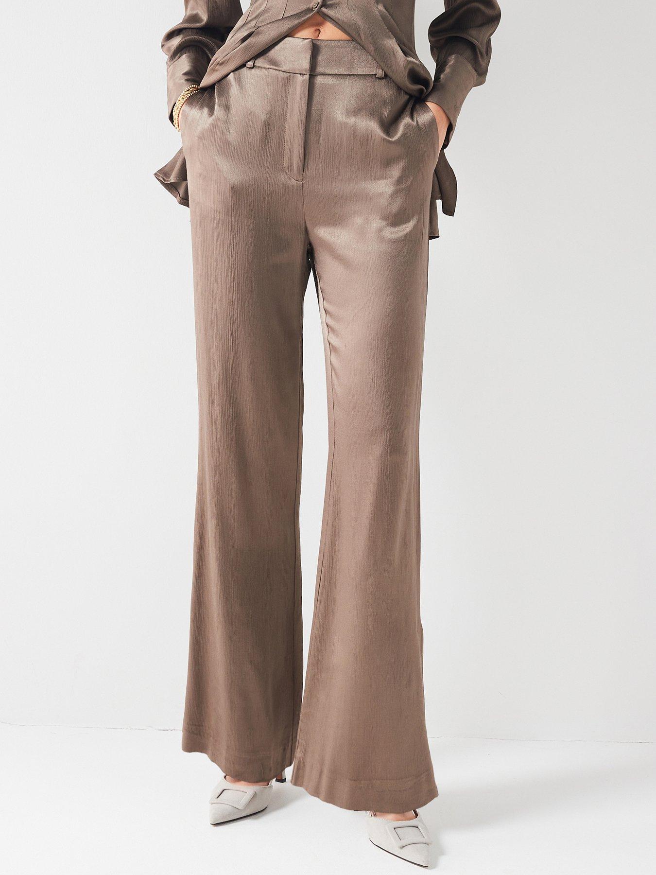 undefined Co Ord Textured Trouser - Green