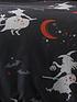  image of bedlam-flying-witches-halloween-single-duvet-cover-set-multi