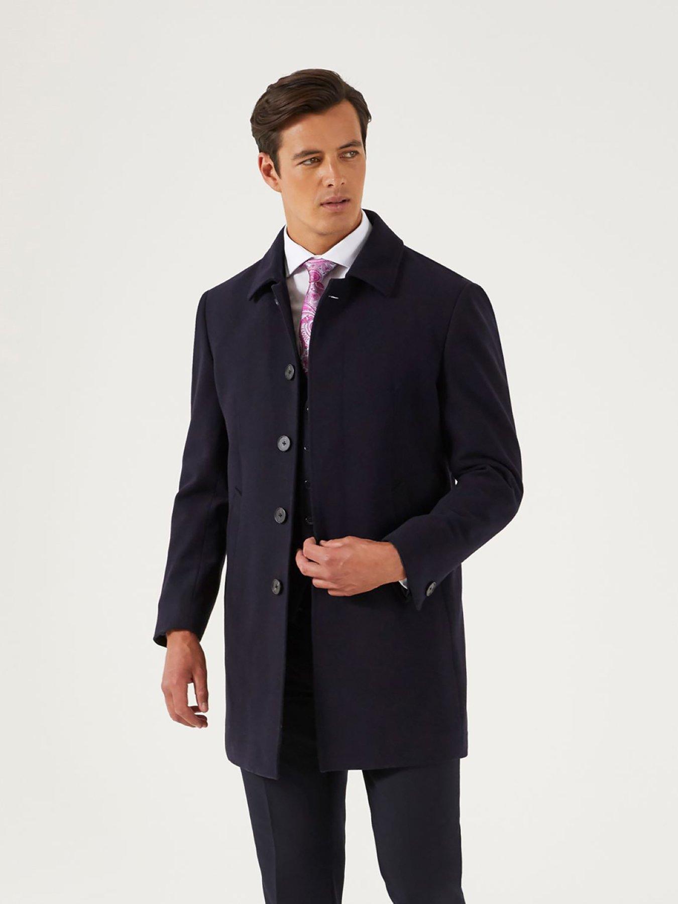 Skopes Formal Aldgate Overcoat - Navy