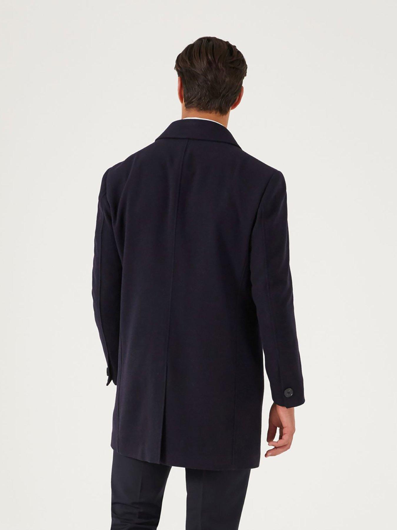 Image 2 of 6 of Skopes Formal Aldgate Overcoat - Navy