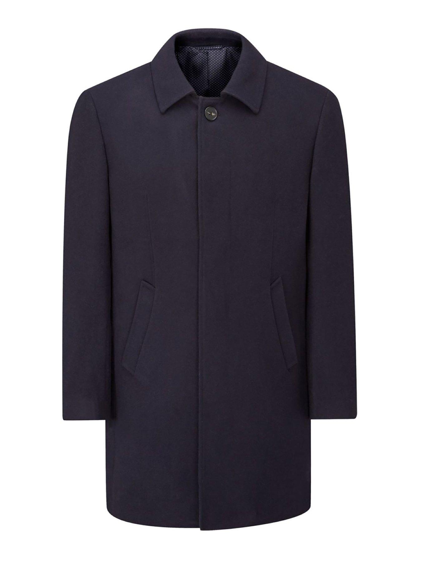 Image 6 of 6 of Skopes Formal Aldgate Overcoat - Navy