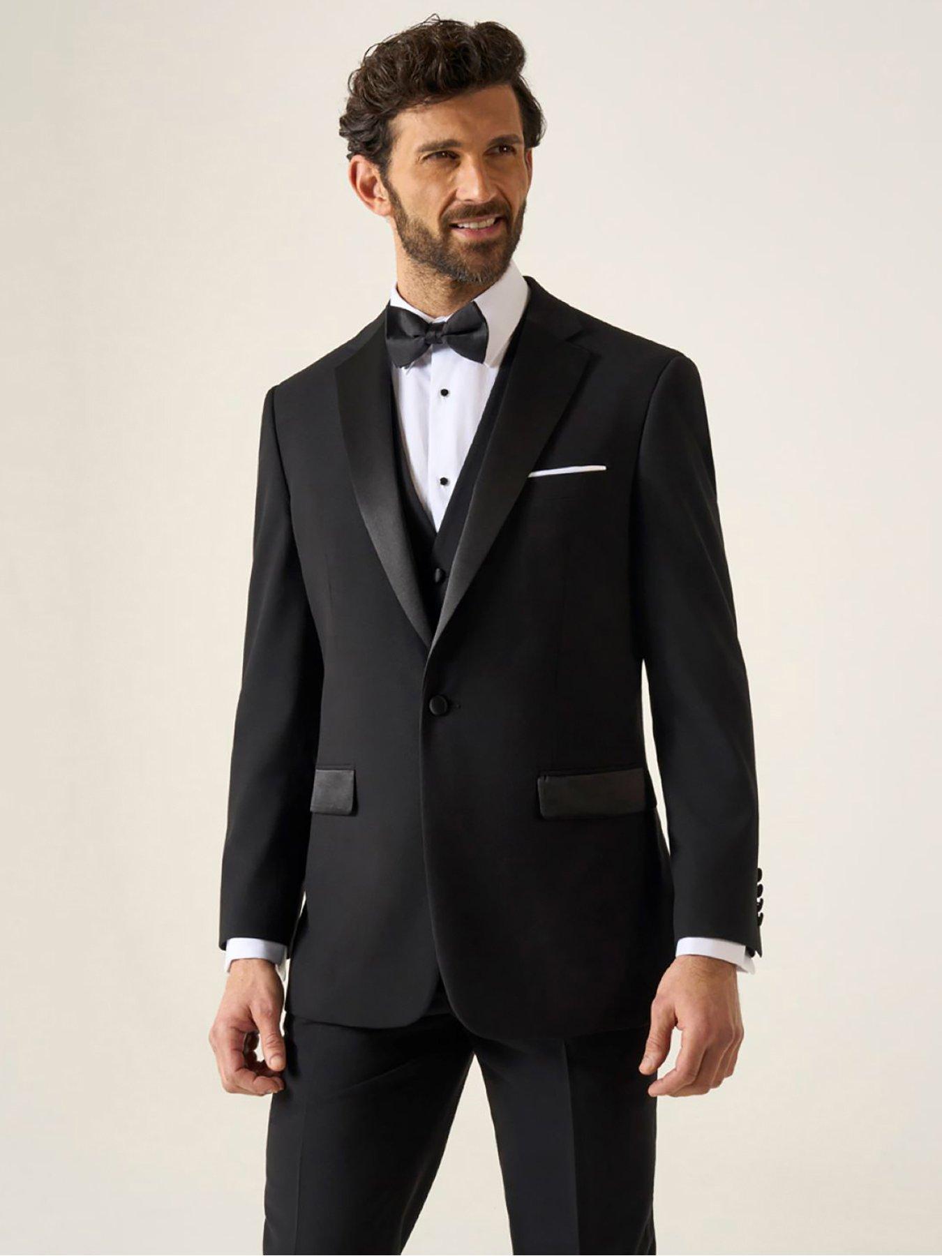 Image 1 of 6 of Skopes Cavendish Classic Tuxedo Jacket - Black