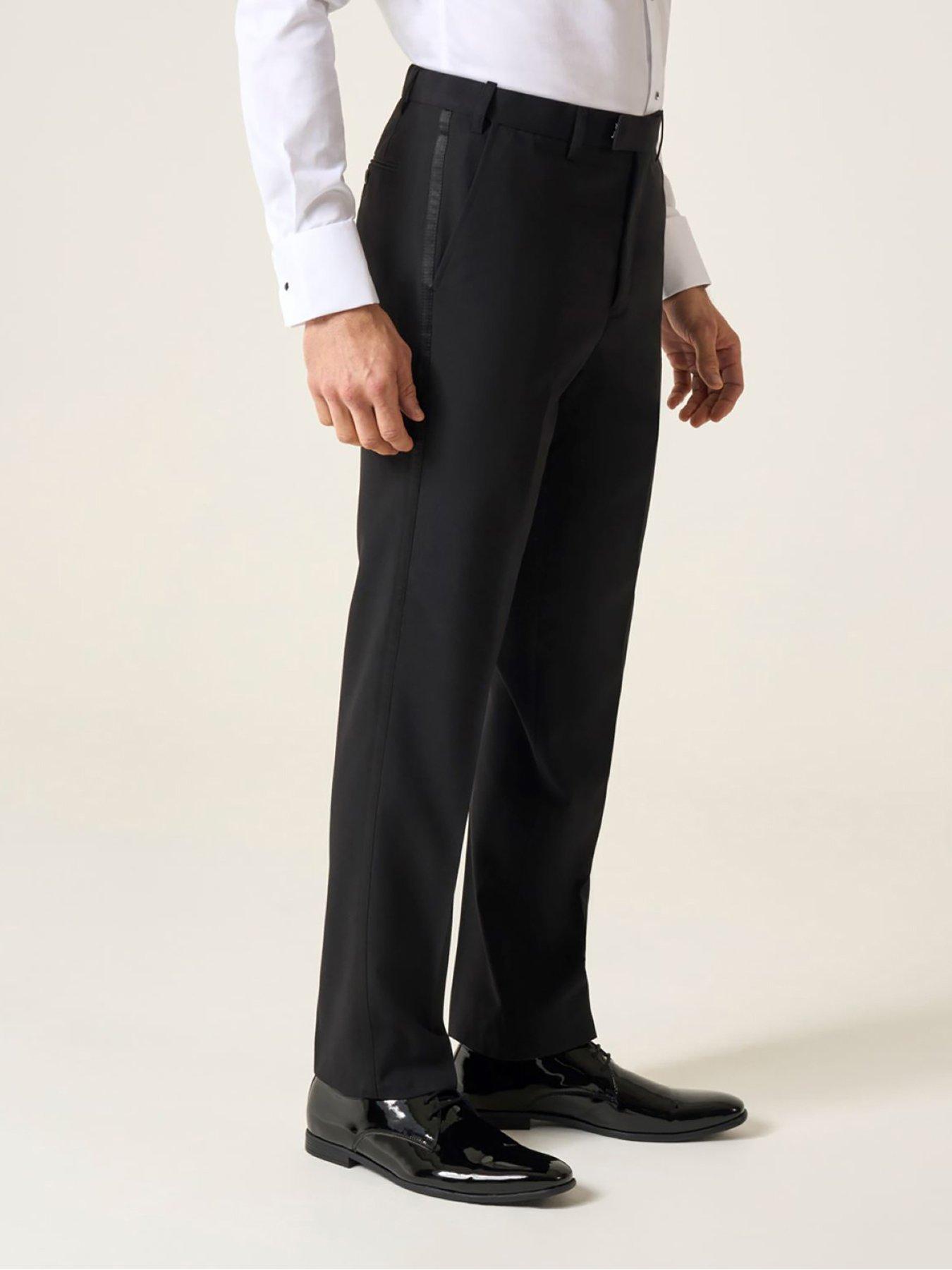 Image 1 of 3 of Skopes Cavendish Classic Tuxedo Trousers - Black