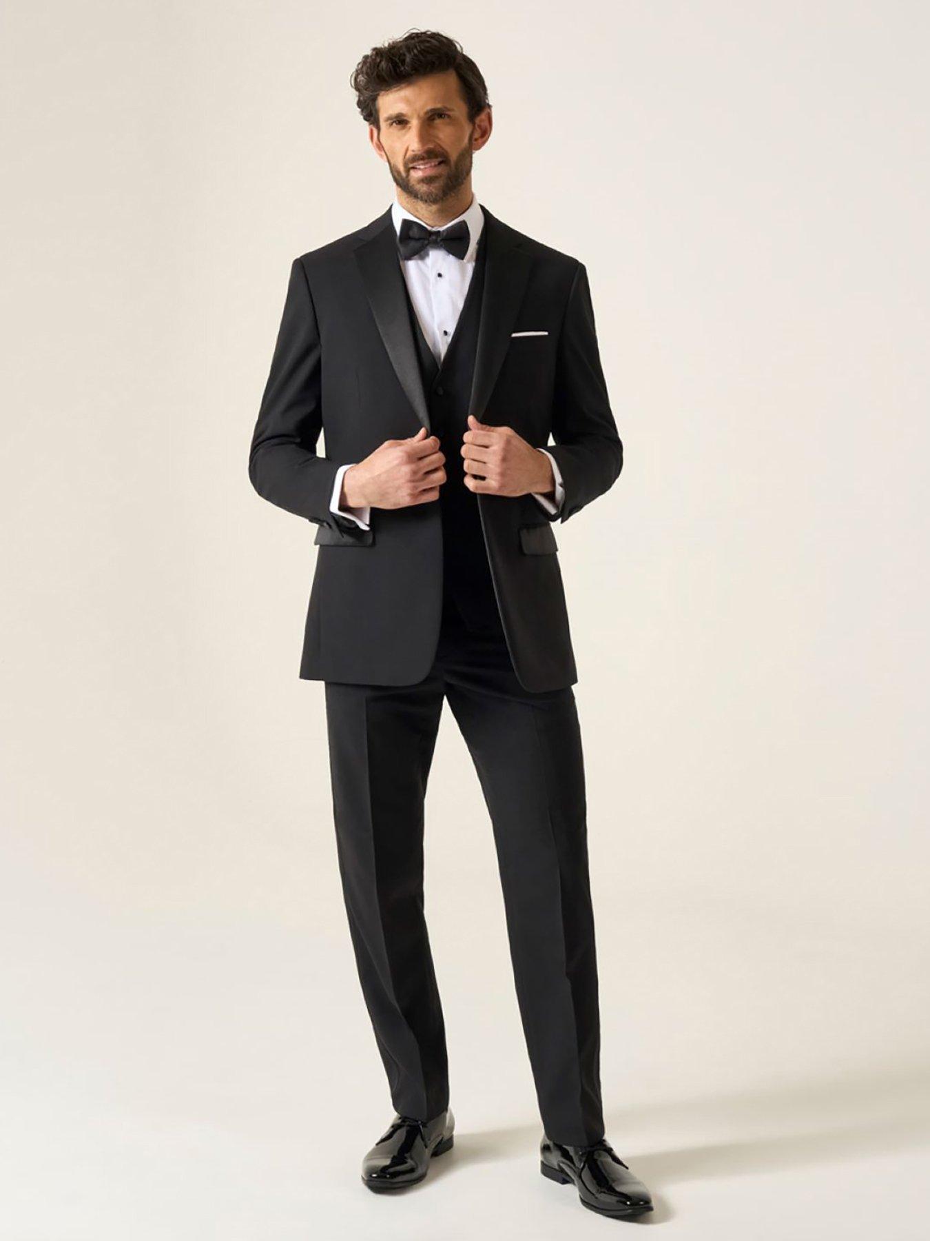 Image 3 of 3 of Skopes Cavendish Classic Tuxedo Trousers - Black