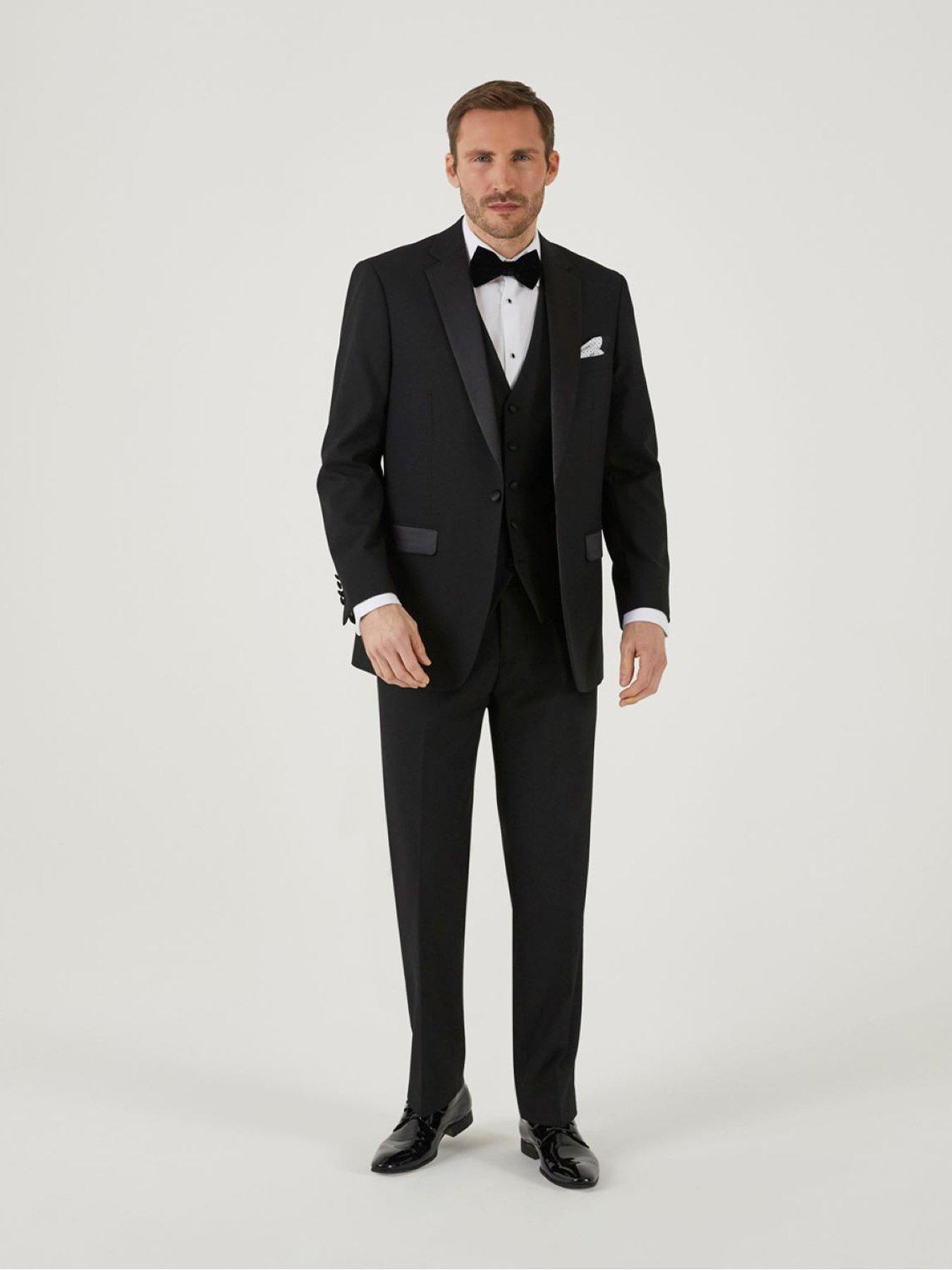 Image 3 of 6 of Skopes Cavendish Standard Tuxedo Waistcoat - Black