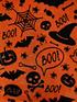  image of bedlam-boo-halloween-plush-fleece-throw-orange