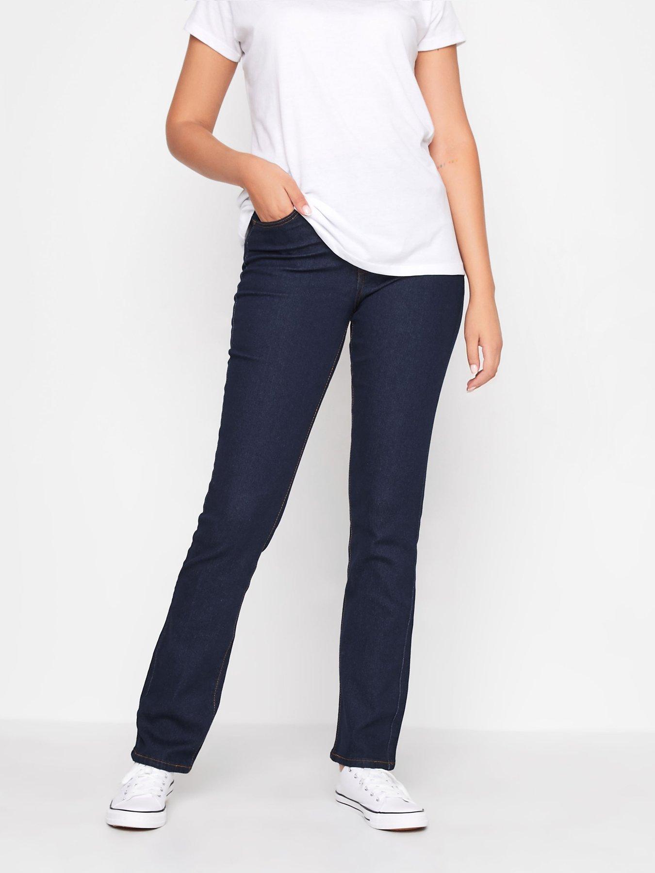  image of long-tall-sally-indigo-straight-leg-jean