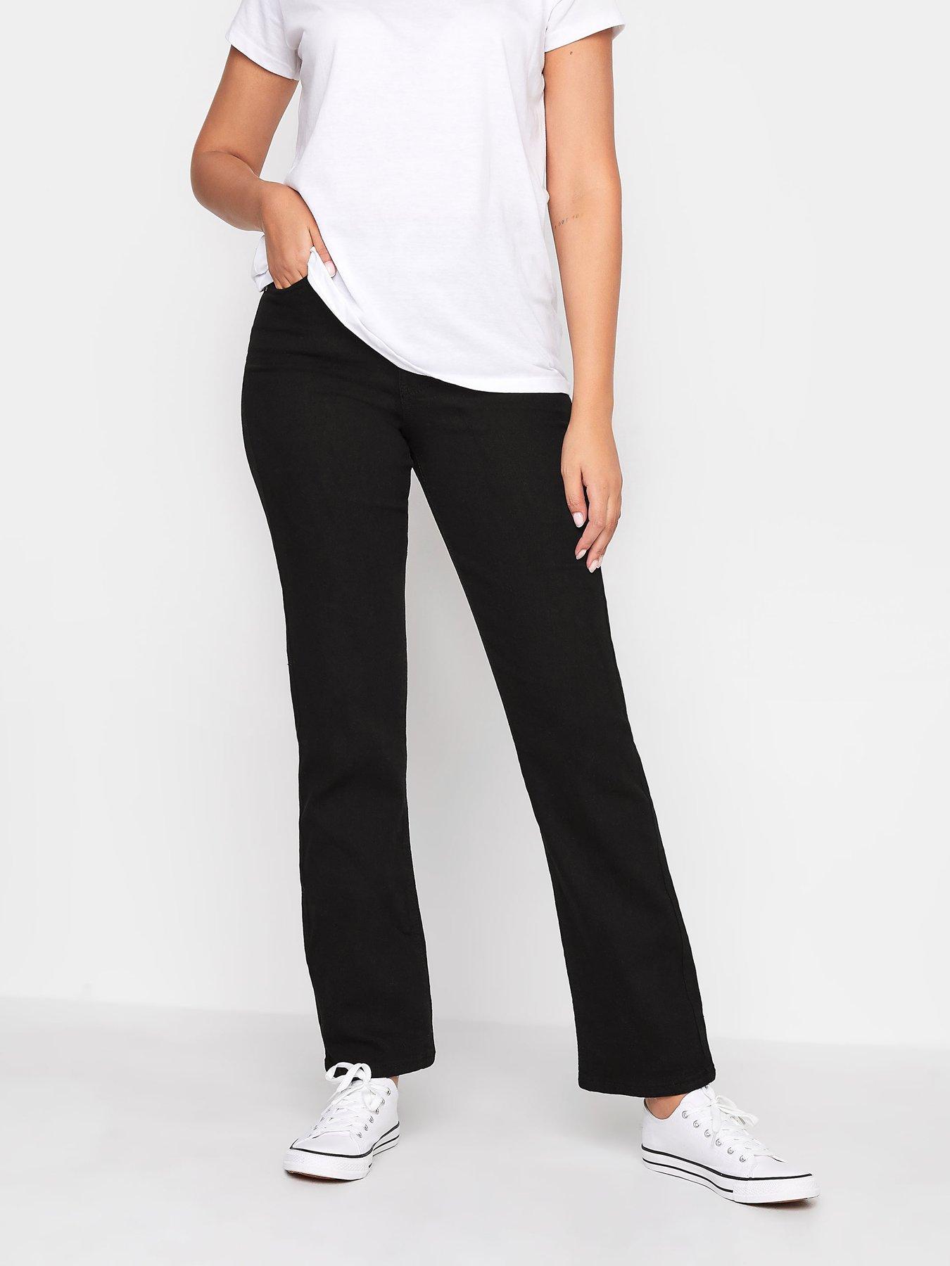undefined Straight Leg Jean - Black