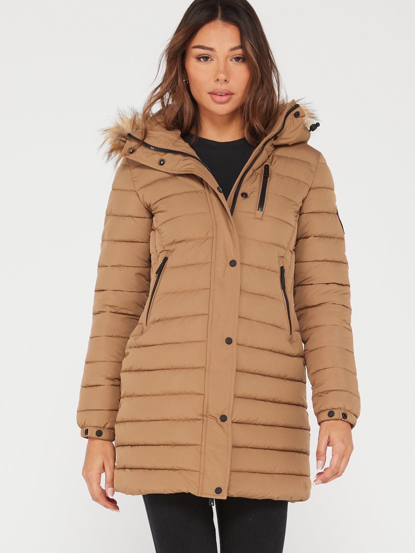 Blend She Dodi tube quilted longline coat