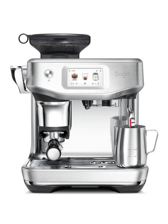 front image of sage-the-barista-touch-impress-coffee-machine-stainless-steel