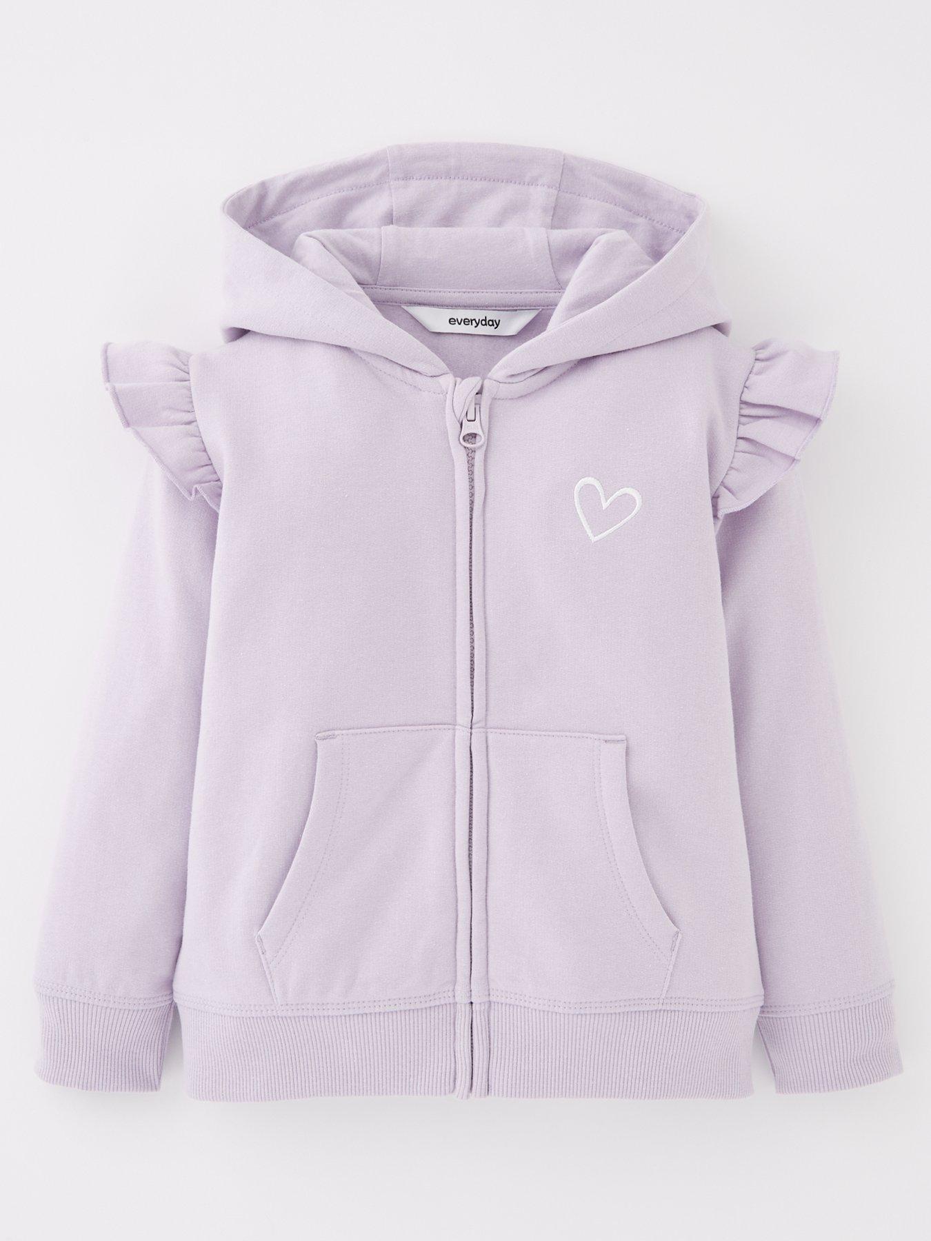 Girls lilac clearance hoodie