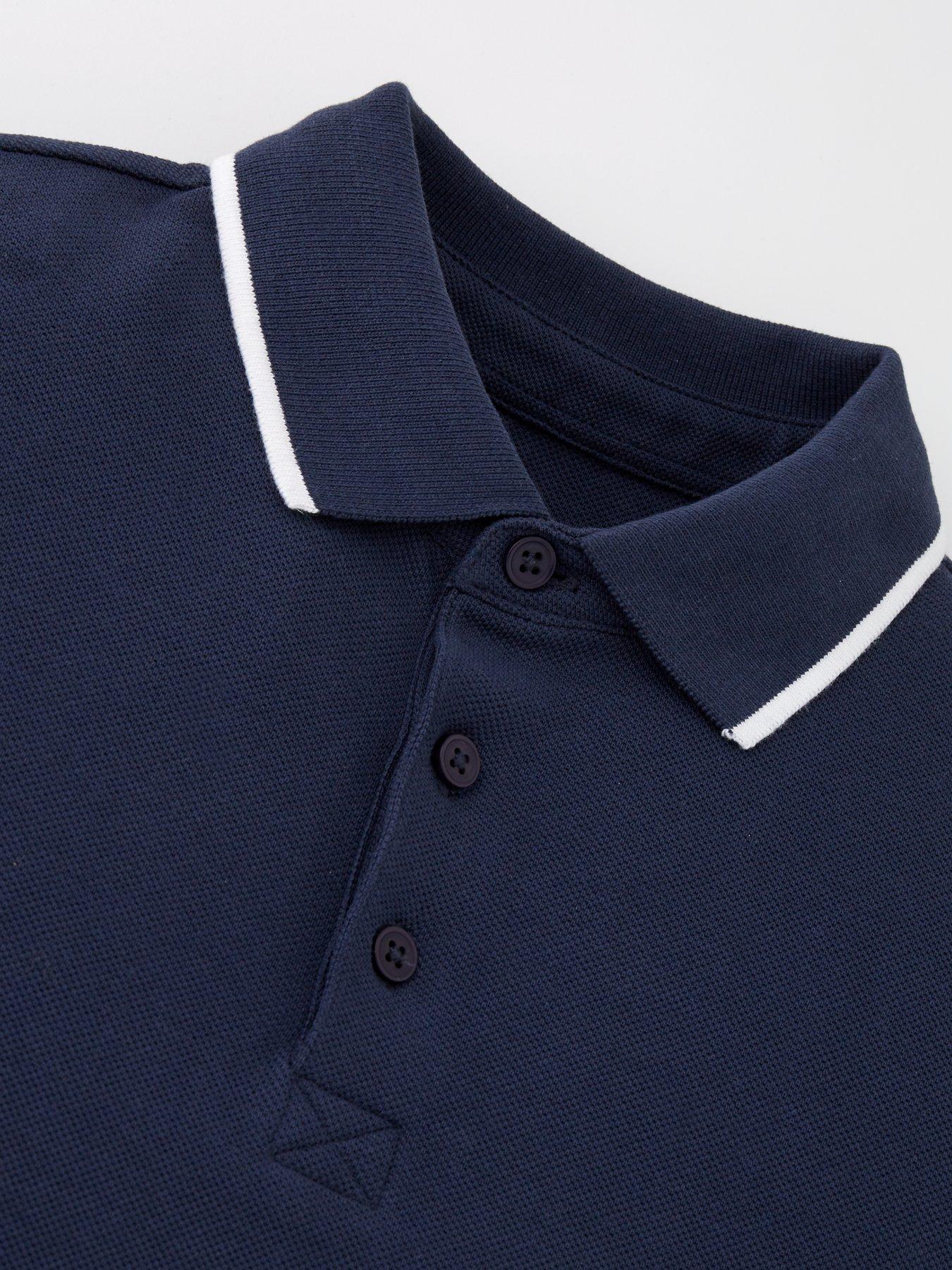 Image 3 of 4 of Everyday Boys Navy Short Sleeve&nbsp;Polo - Navy