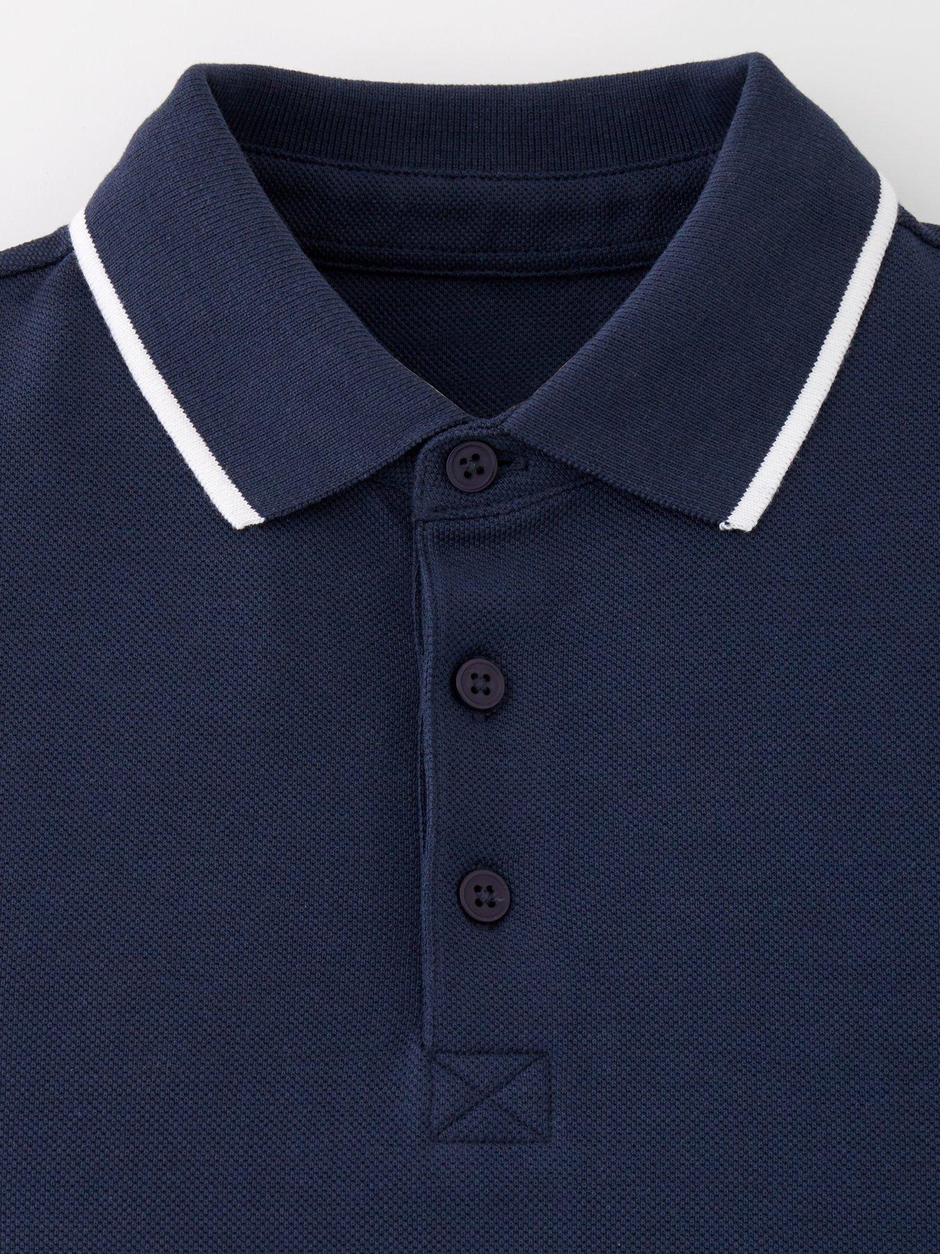 Image 4 of 4 of Everyday Boys Navy Short Sleeve&nbsp;Polo - Navy