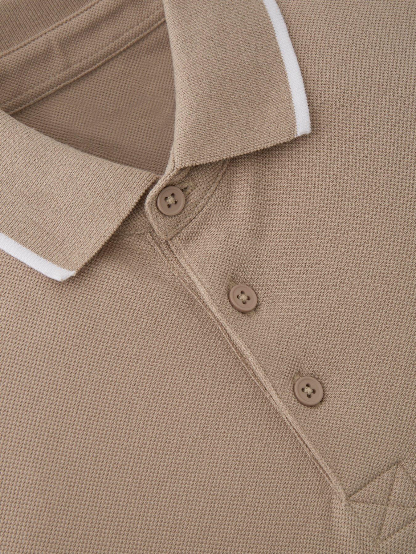 Image 3 of 4 of Everyday Boys&nbsp;Short Sleeve&nbsp;Polo - Stone