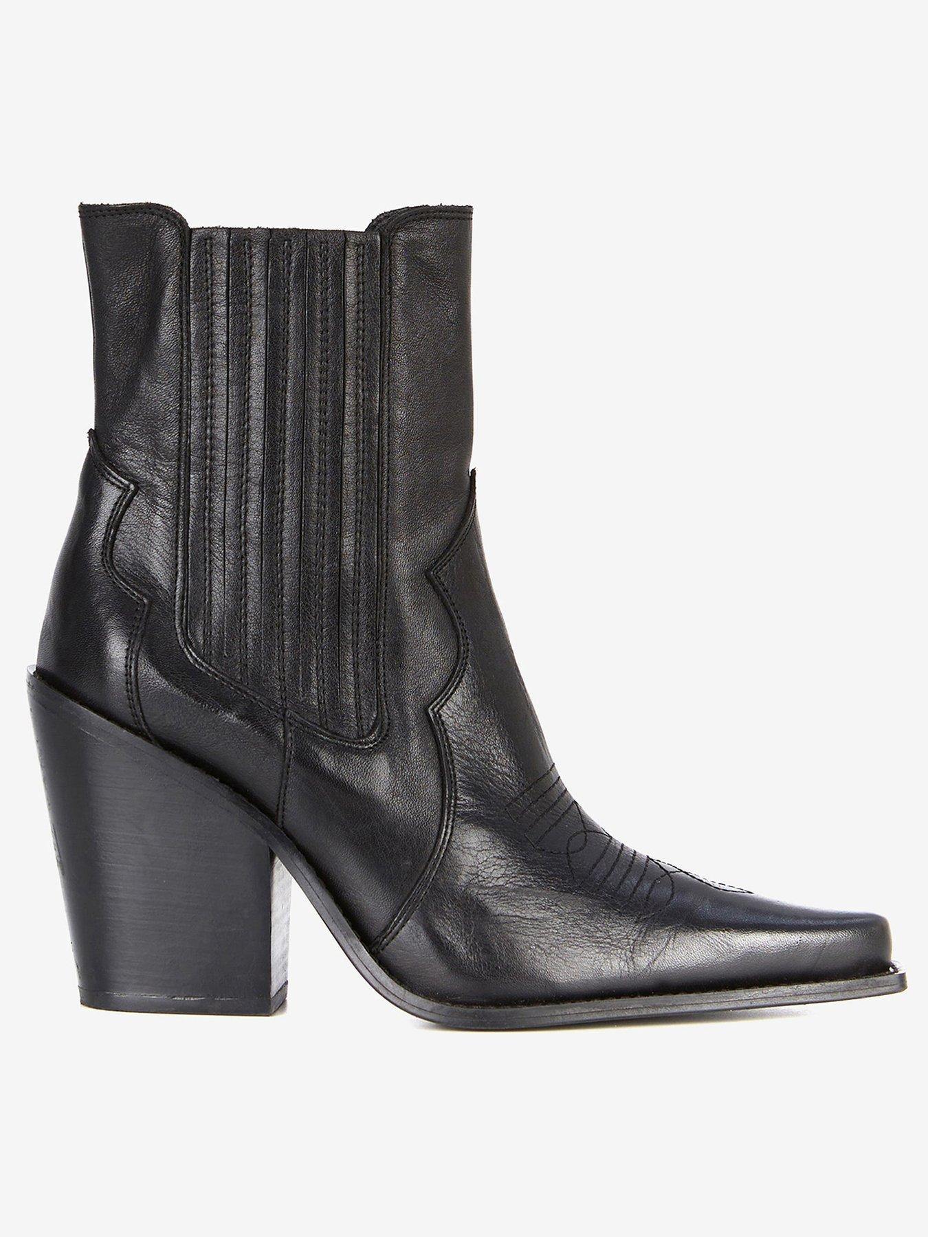 Mango western hotsell ankle boots