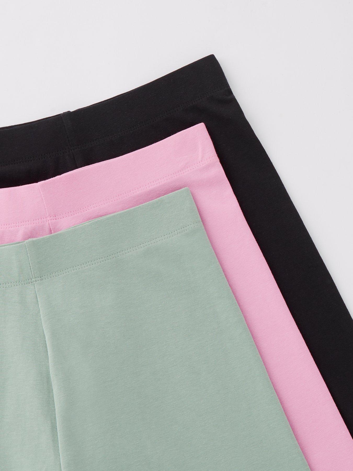 Image 4 of 4 of Everyday Girls 3 Pack Cycling Shorts - Multi