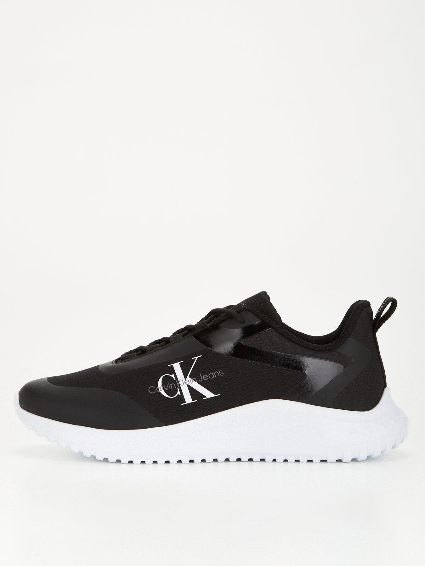 calvin-klein-jeans-eva-runner-low-lace-up-trainer-blackwhite