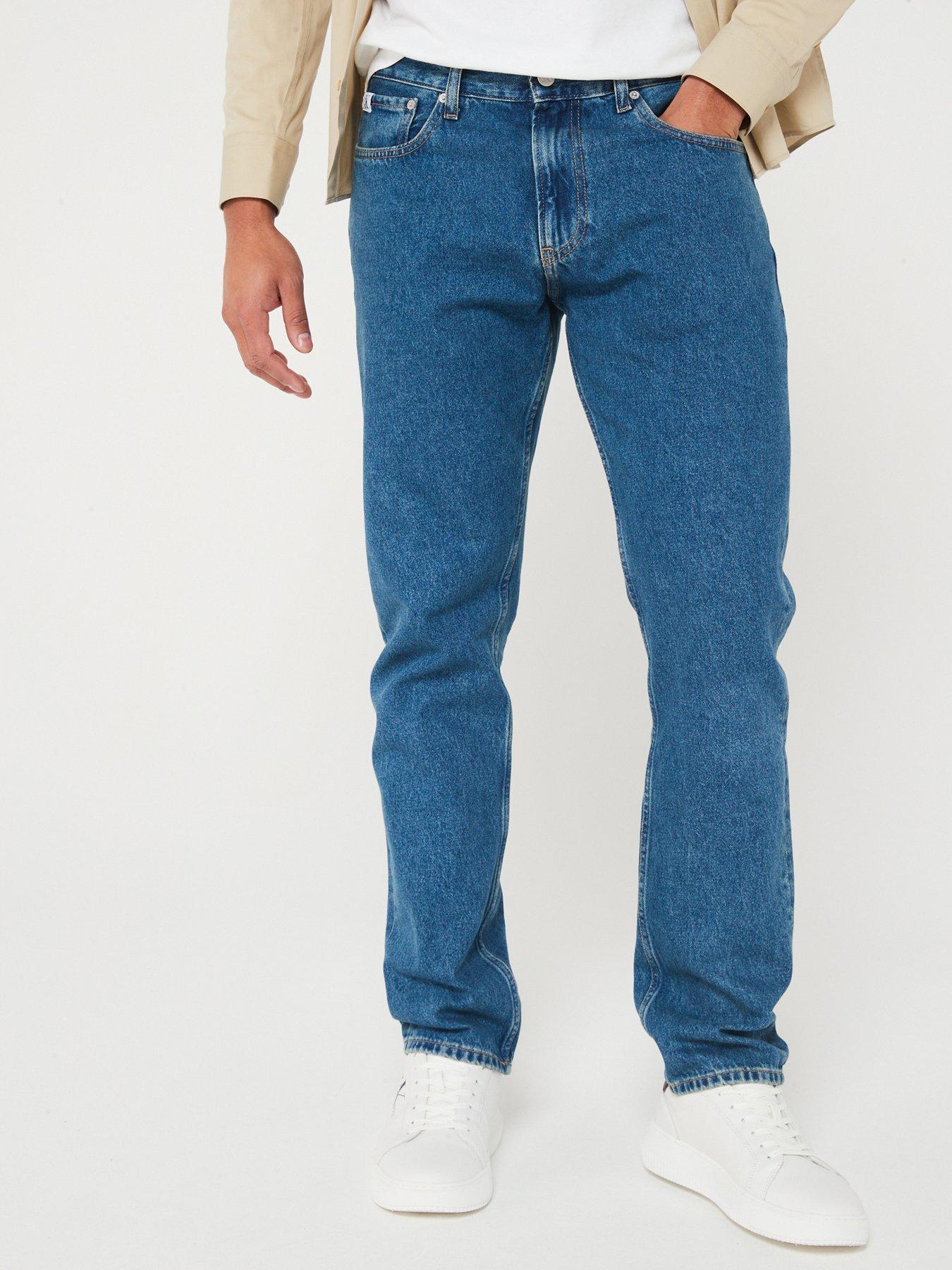 Calvin Klein Jeans Authentic high-rise straight-leg Jeans - Farfetch