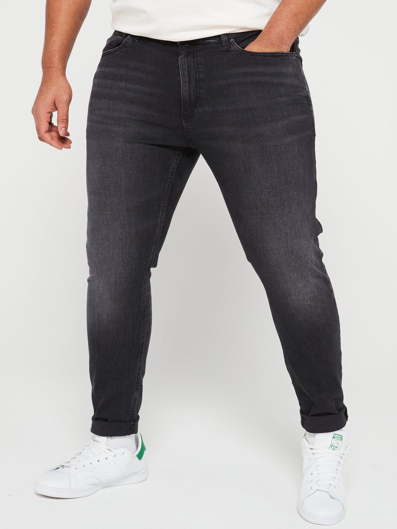 Calvin Klein Tapered Coolmax Jeans - Mid Blue