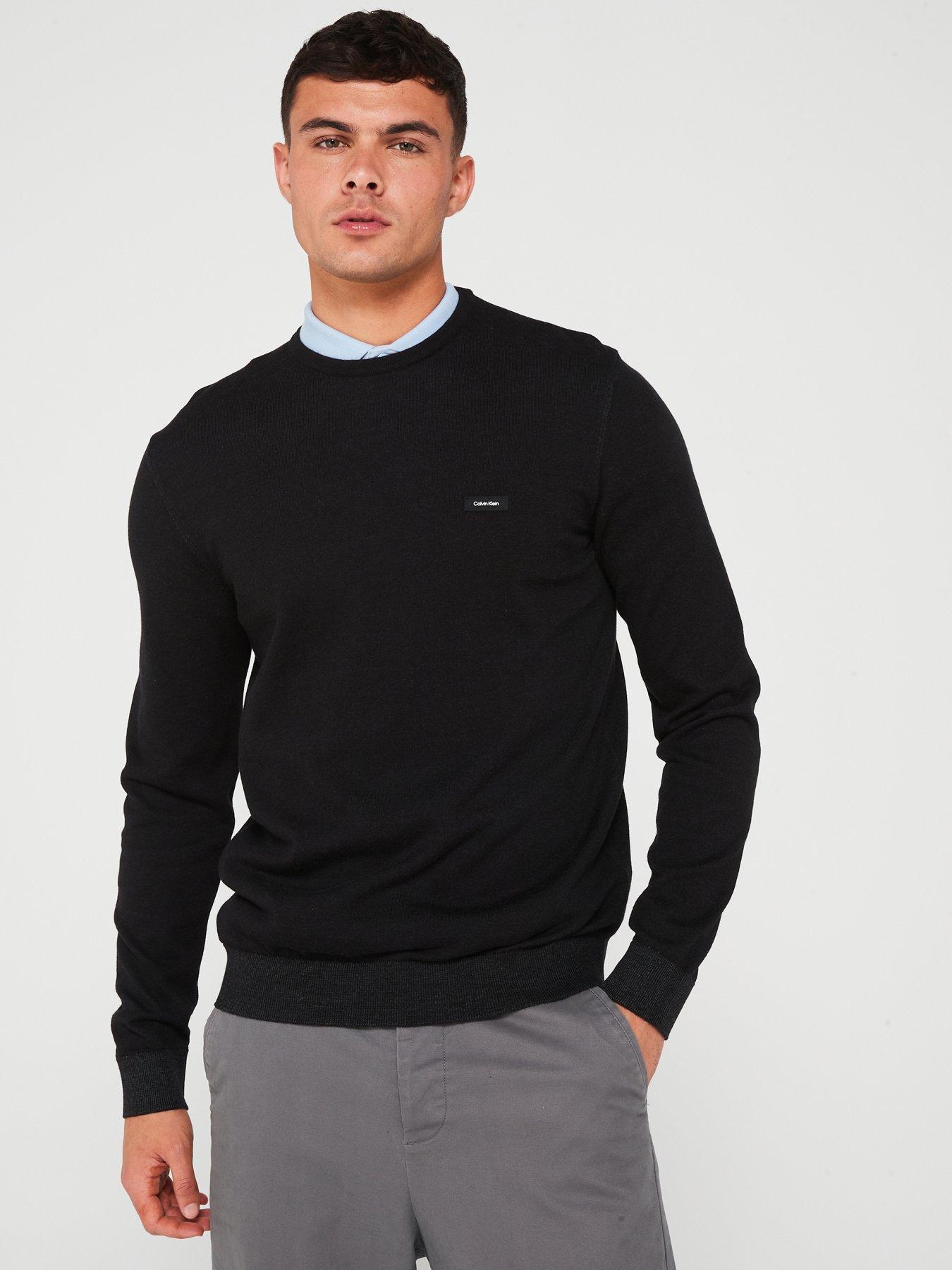 Calvin klein outlet crew neck jumper