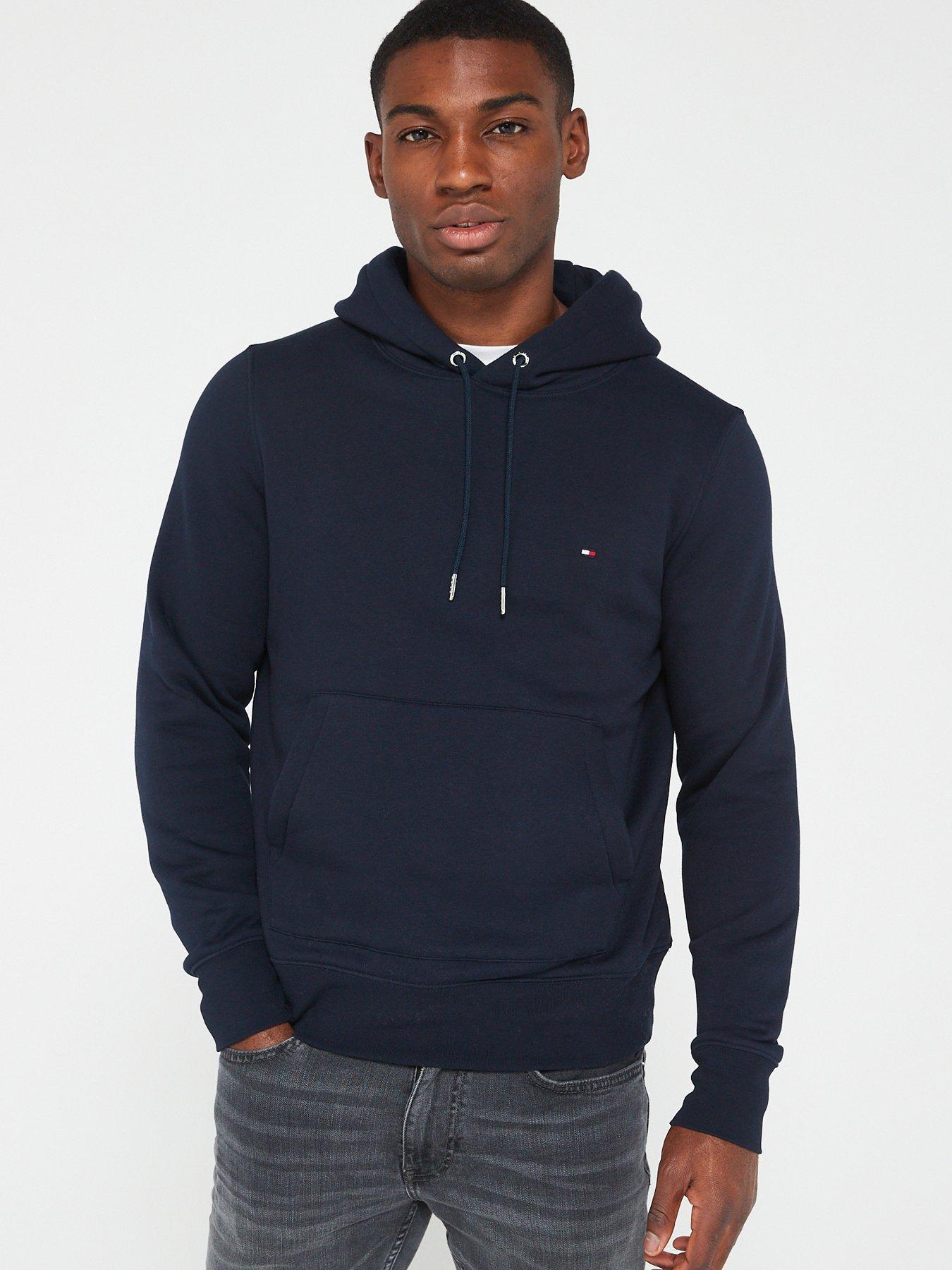 Tommy Hilfiger Classic Flag Hoodie Navy littlewoods