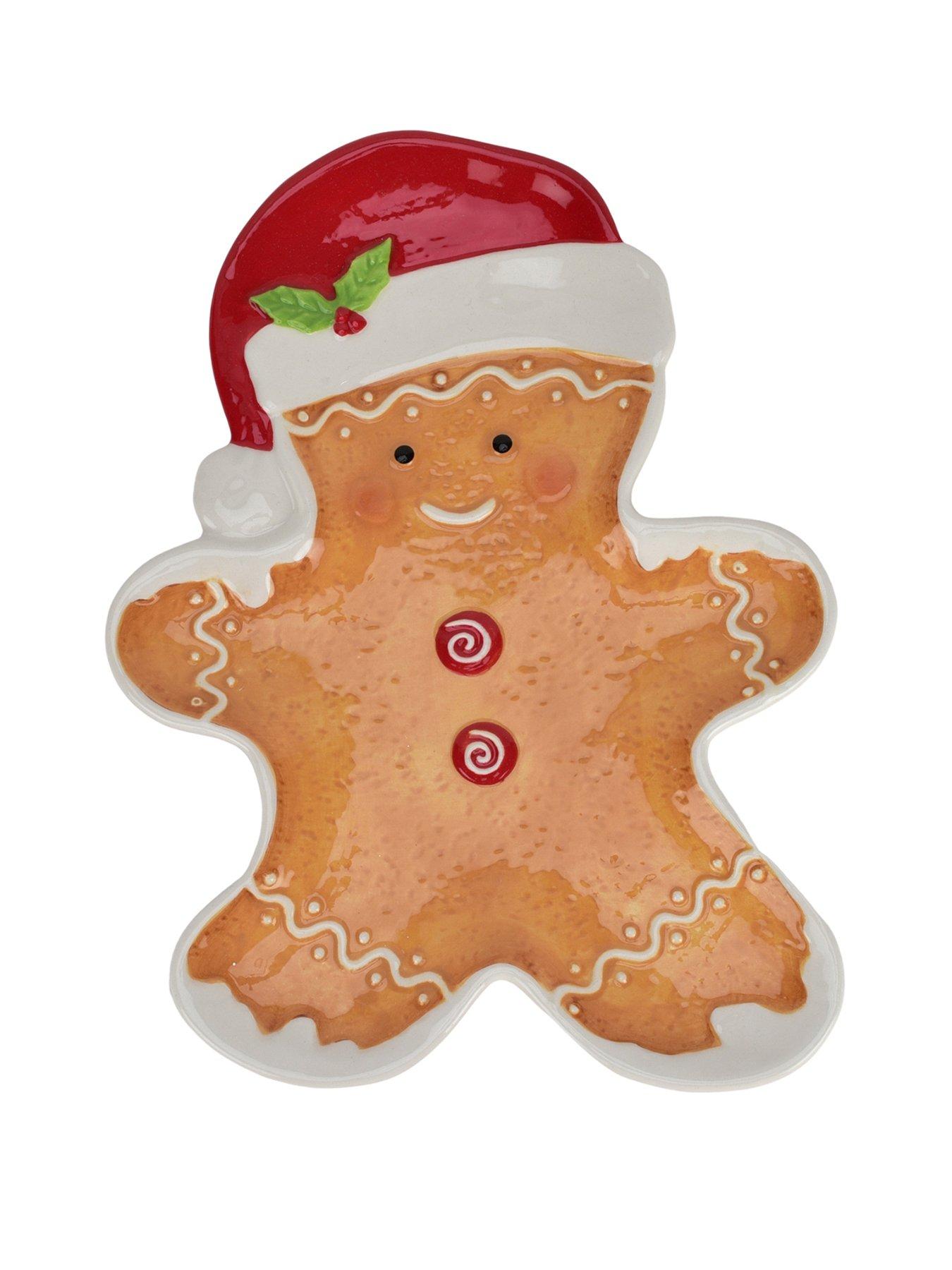 very-home-ceramic-christmasnbspgingerbread-plate