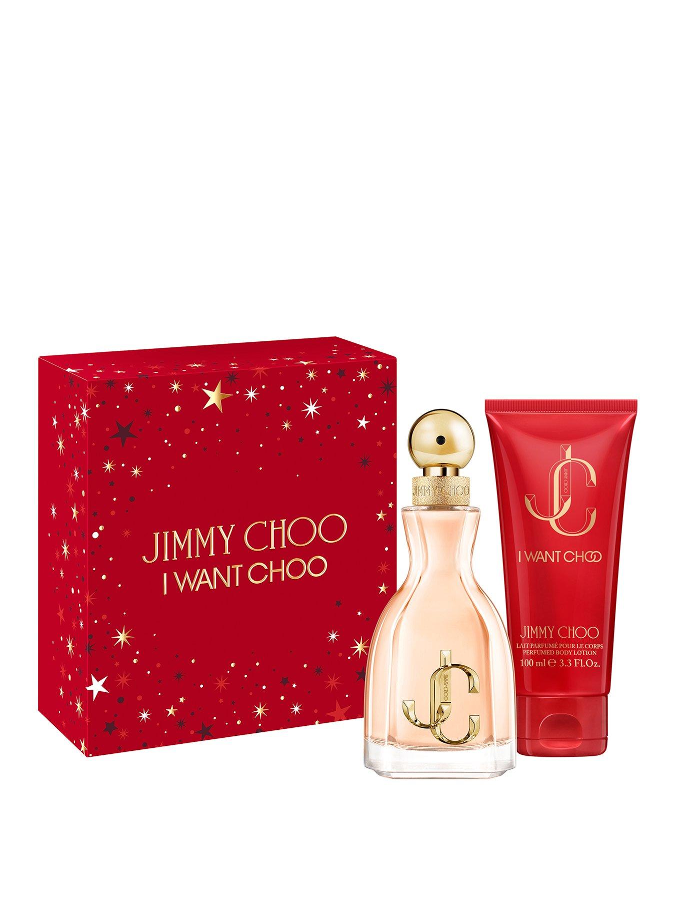 Jimmy Choo I Want Choo 60ml Eau de Parfum & 100ml Body Lotion Gift Set ...