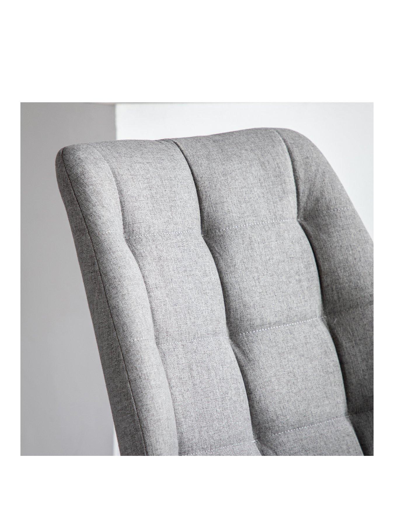 Image 3 of 7 of Gallery Direct Set of 2 Matthew Grey Dining Chairs