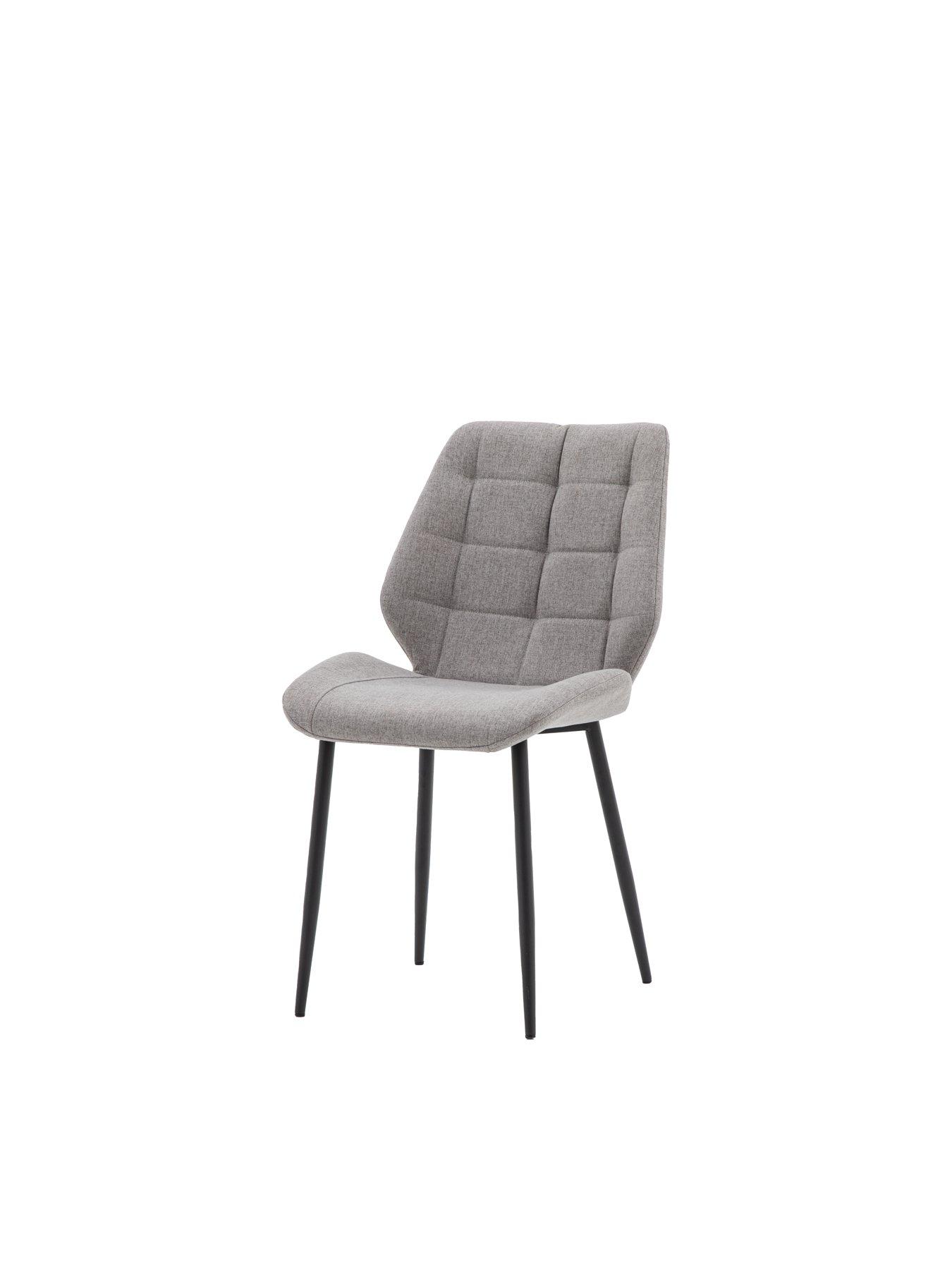 Image 6 of 7 of Gallery Direct Set of 2 Matthew Grey Dining Chairs