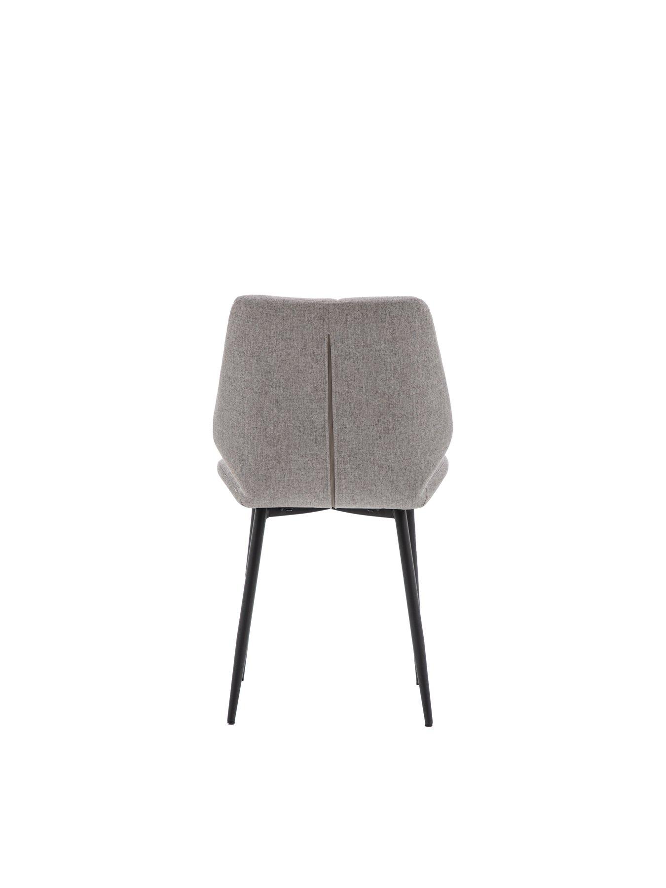 Image 7 of 7 of Gallery Direct Set of 2 Matthew Grey Dining Chairs