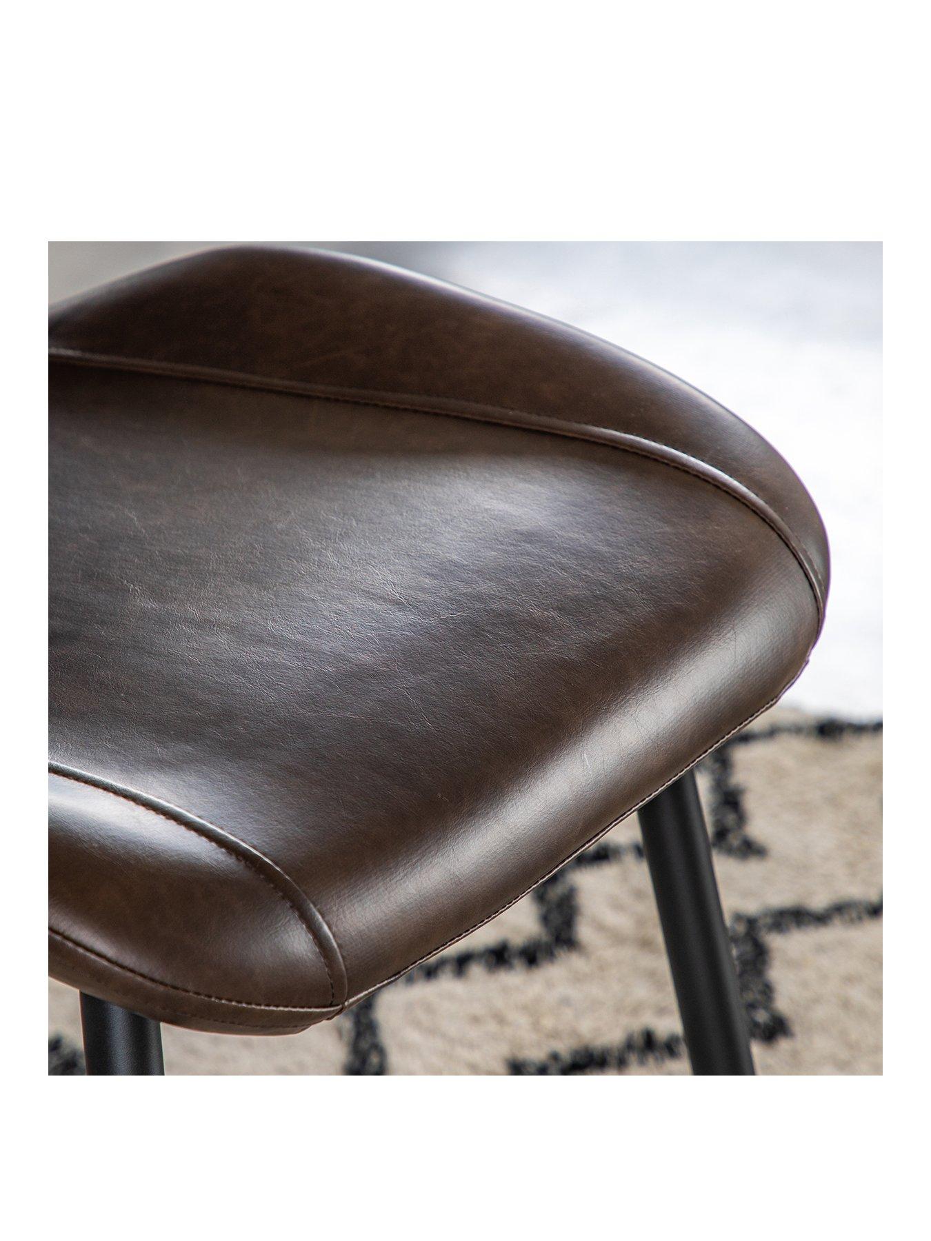 Image 3 of 7 of Gallery Direct Set of 2 Matthew Brown Dining Chairs