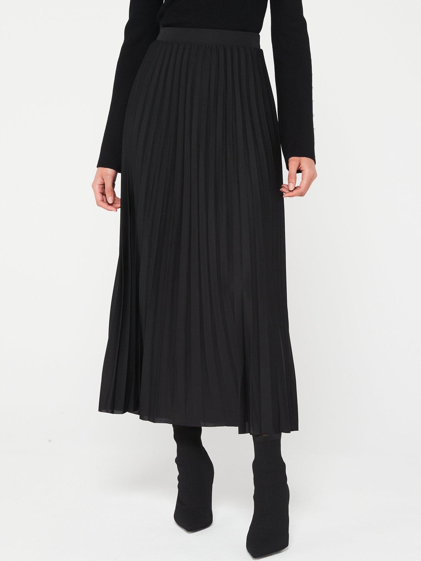 Black midi skirt outlet tall