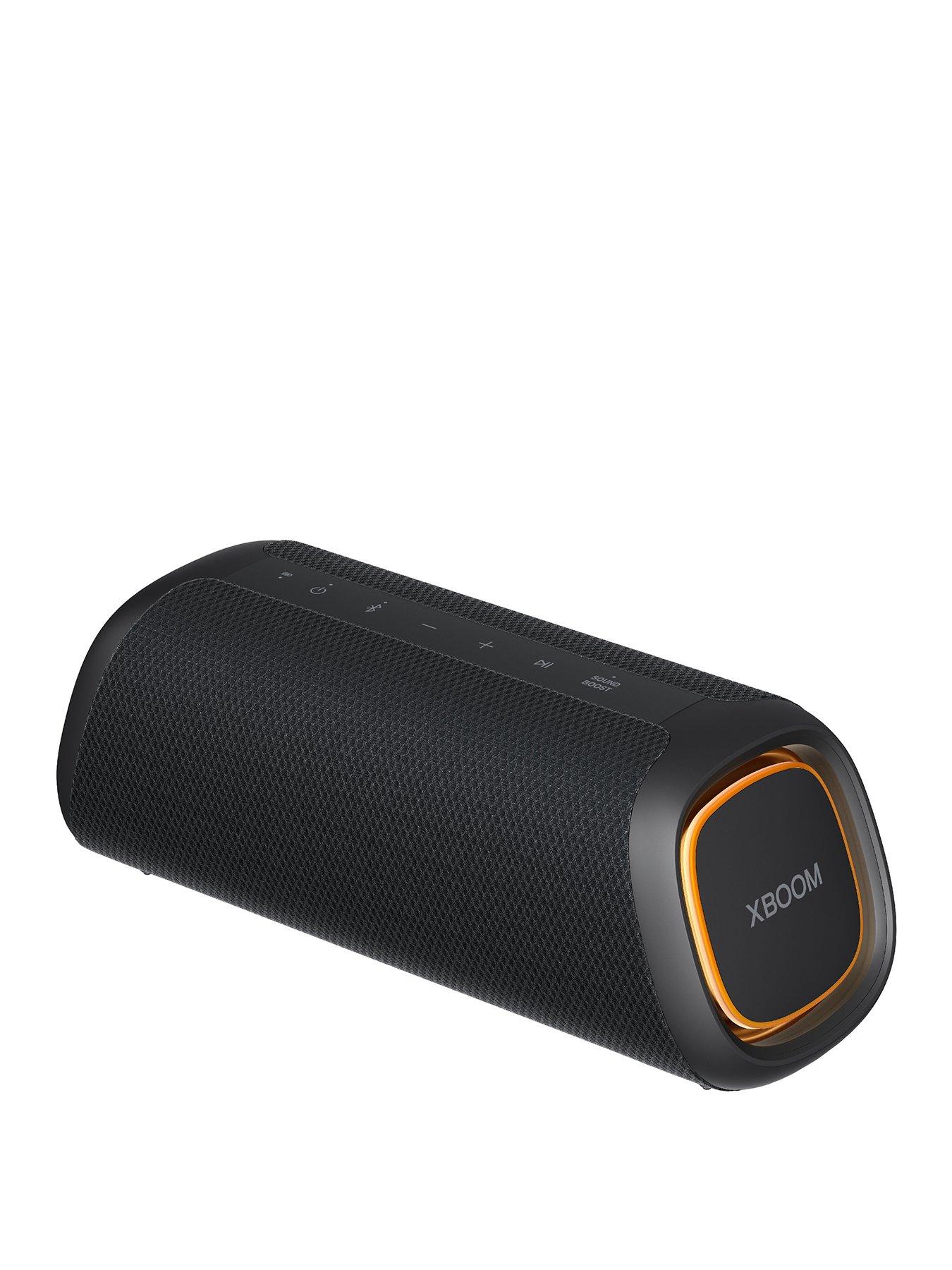 LG XBOOM Go Portable Bluetooth Speaker with Water Resistant, Black, PL2 