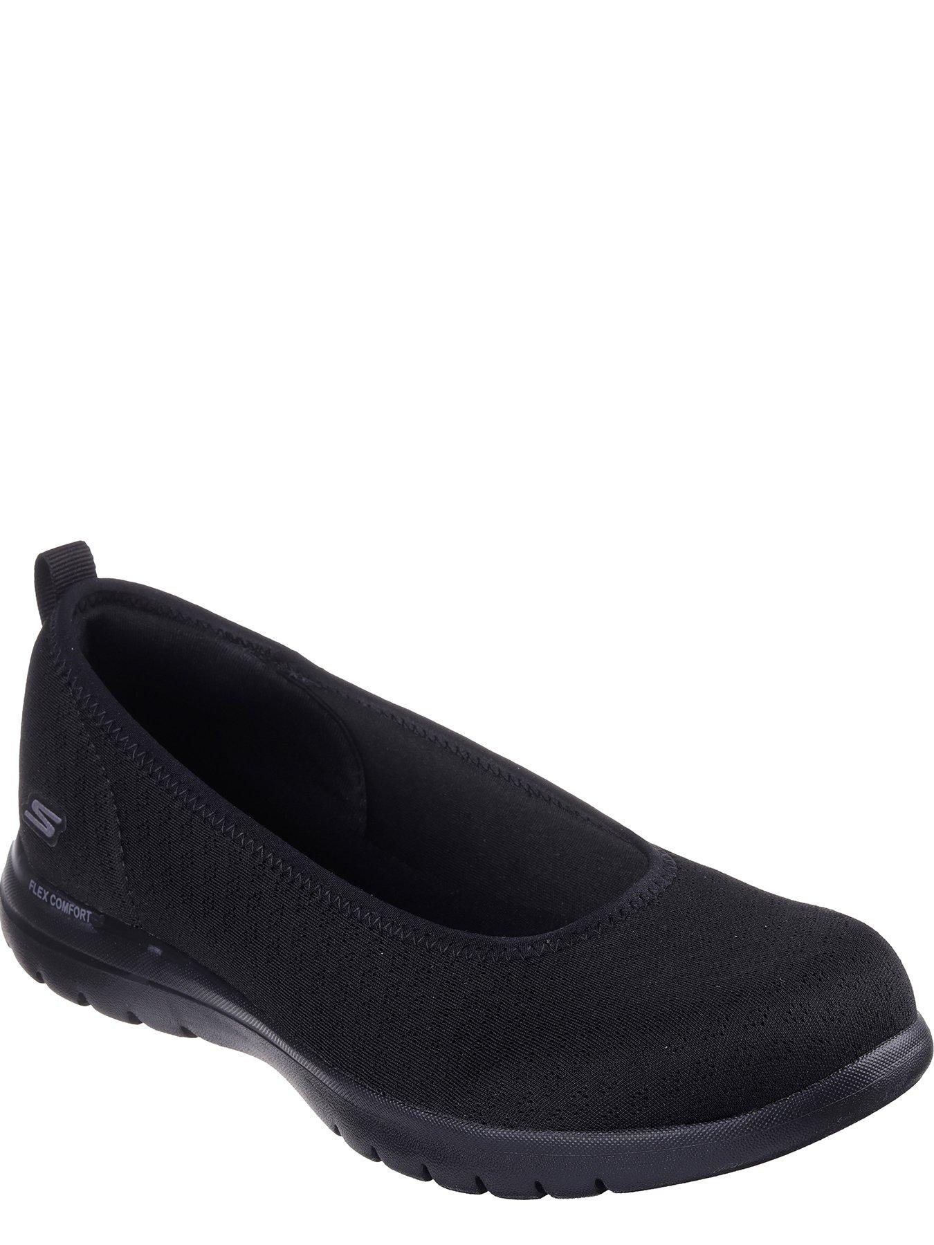 Skechers On-the-go Flex Power Mesh Ballerina Trainers - Black ...