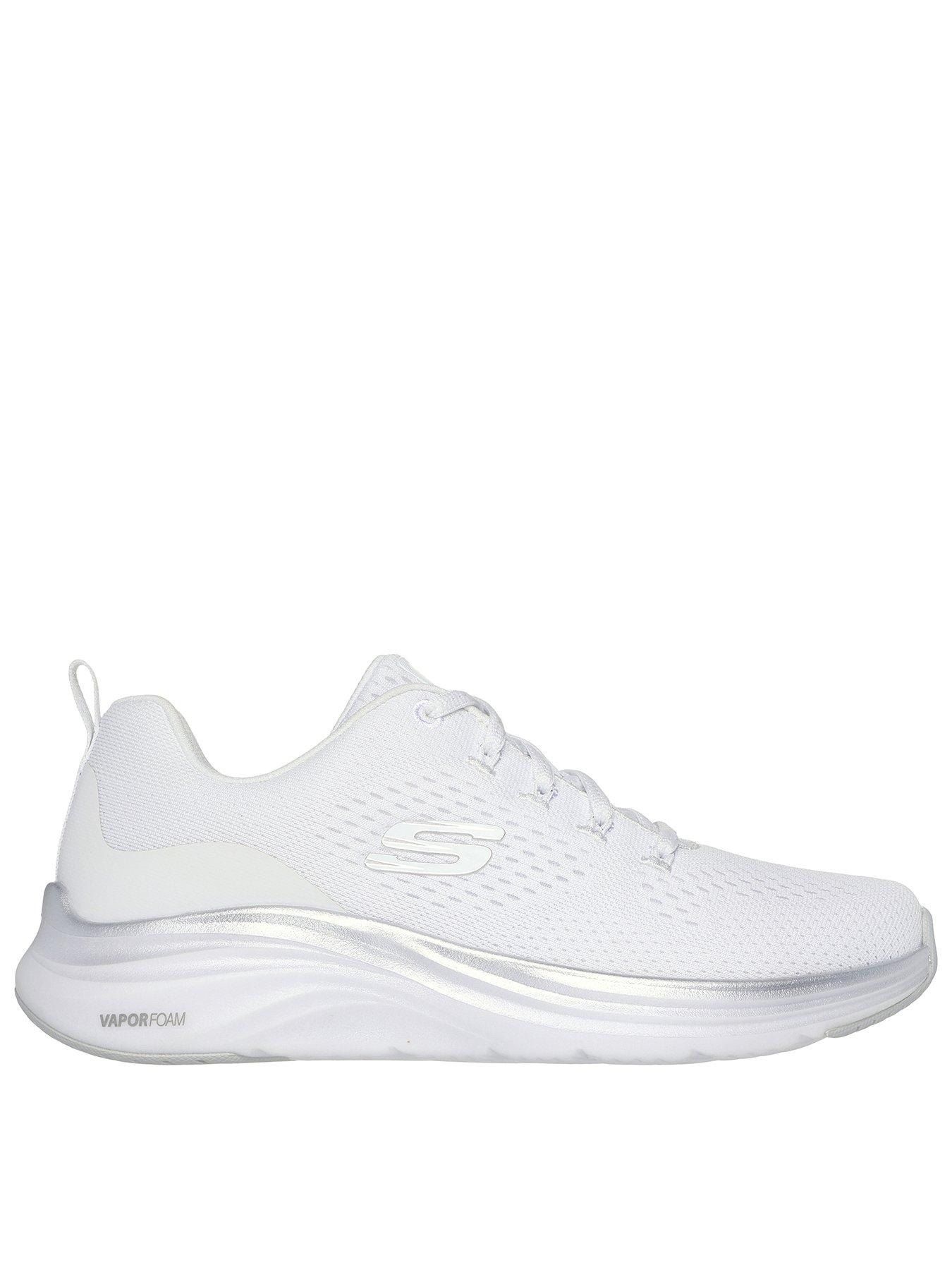 White mesh sale skechers