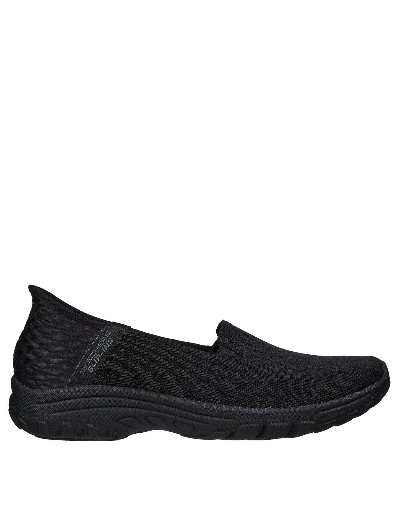 Skechers Relaxed Fit Double Gore Slip Resistant Black littlewoods