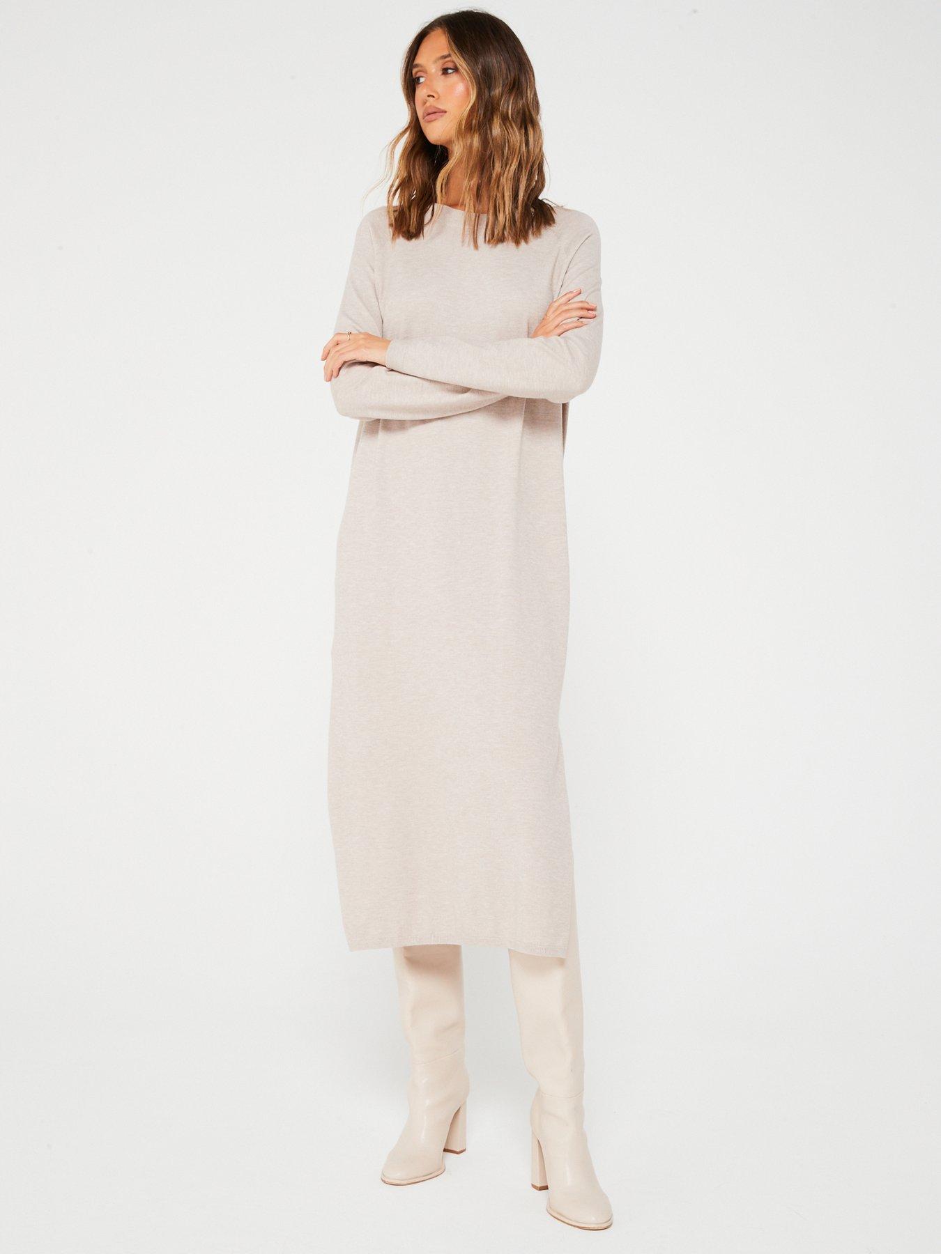 Fine knit 2025 midi dress