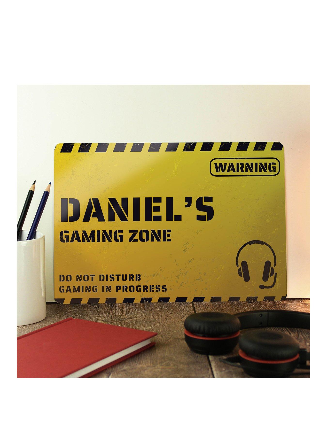  image of the-personalised-memento-company-personalised-metal-gaming-sign
