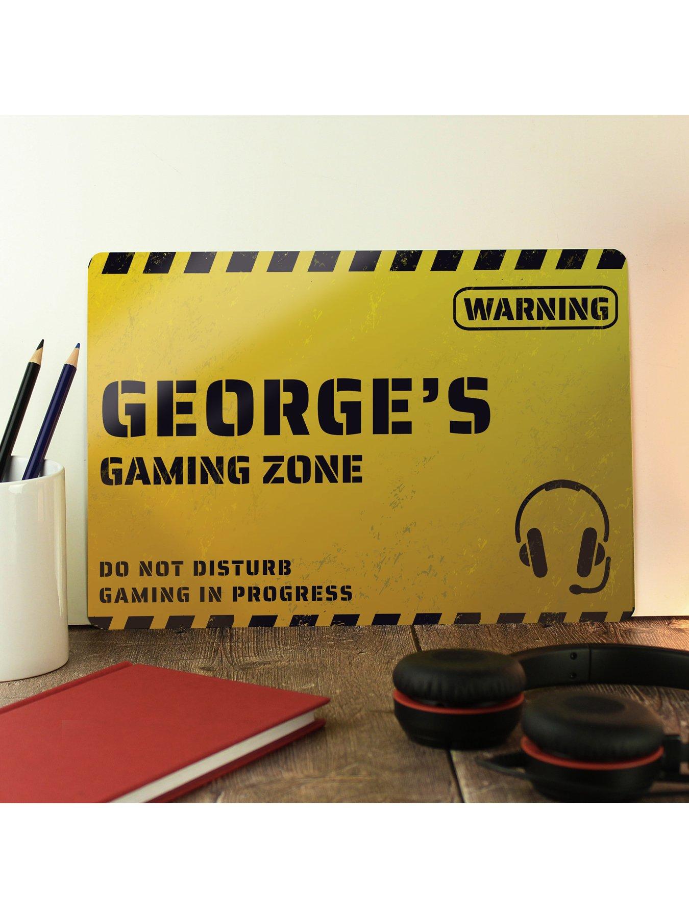  image of the-personalised-memento-company-personalised-metal-gaming-sign