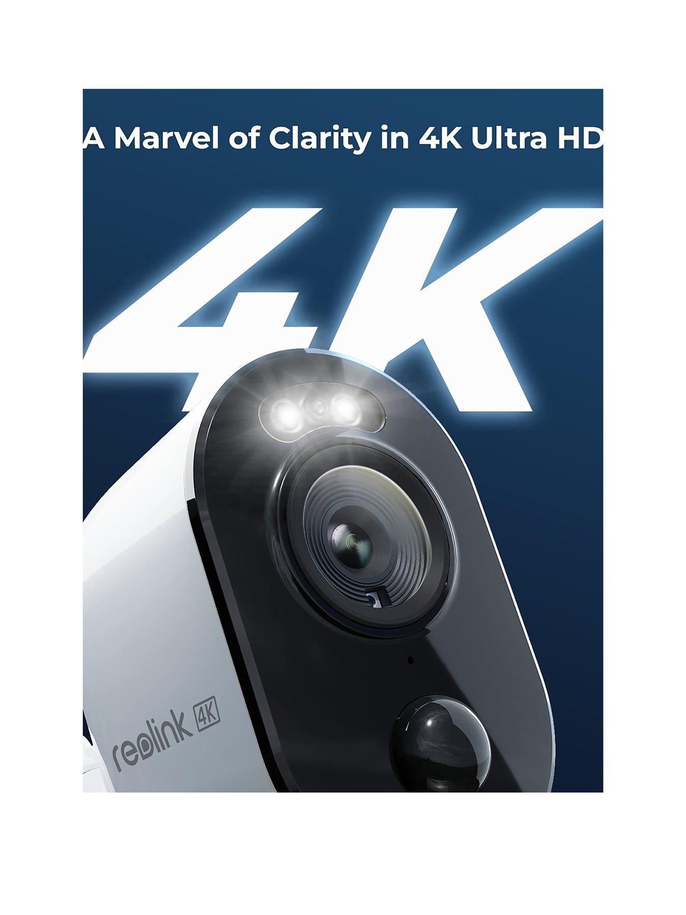 Reolink 4K Argus 3 Ultra WiFi AI Battery Cam Kit +64GB | Littlewoods.com