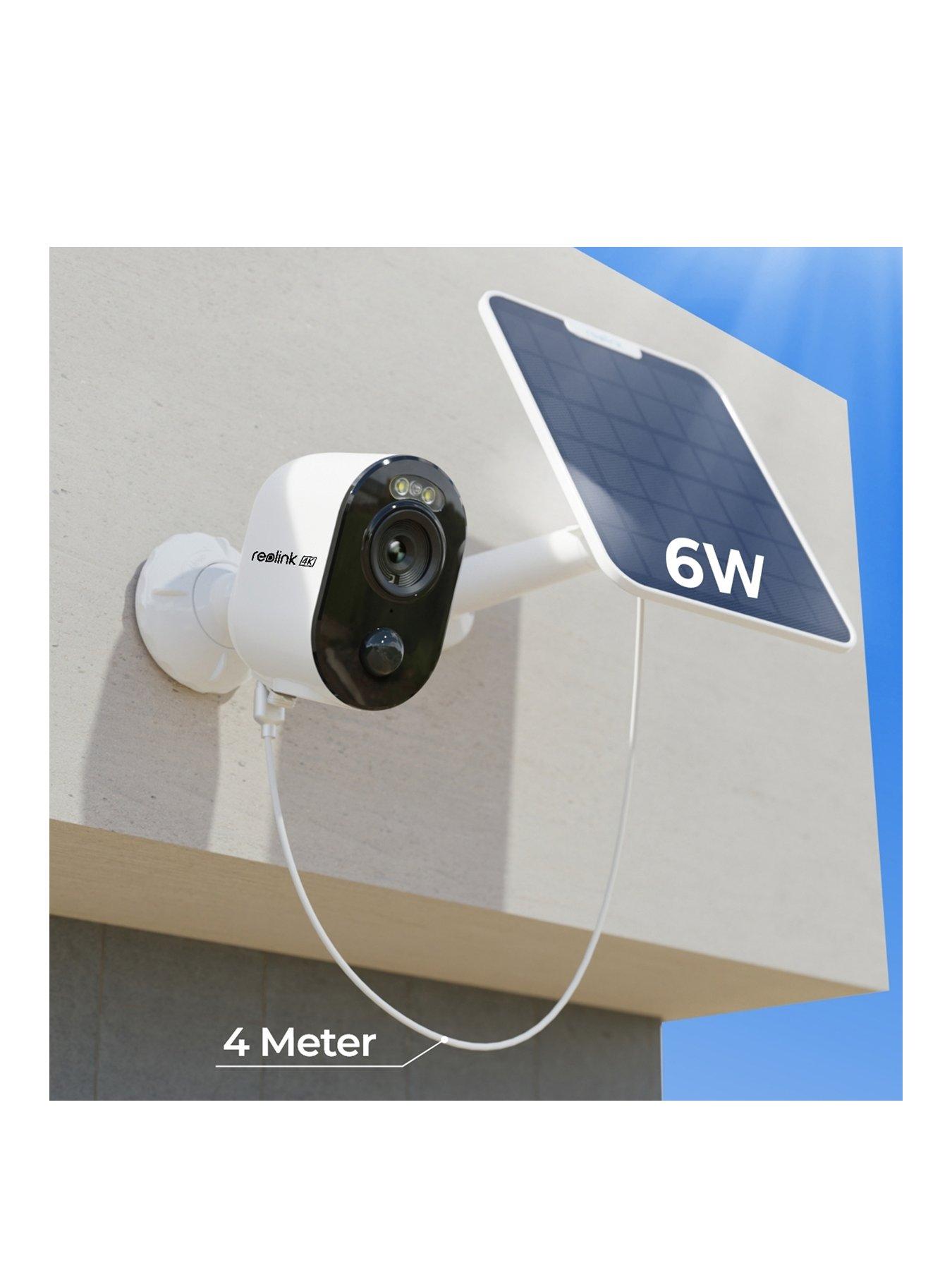 Image 2 of 7 of Reolink 4K Wi-Fi Battery Outdoor Security Camera, Color Night Vision, 2.4/5GHz Wi-Fi, Argus Series B350&amp;Solar Panel 2+64GB SD Card